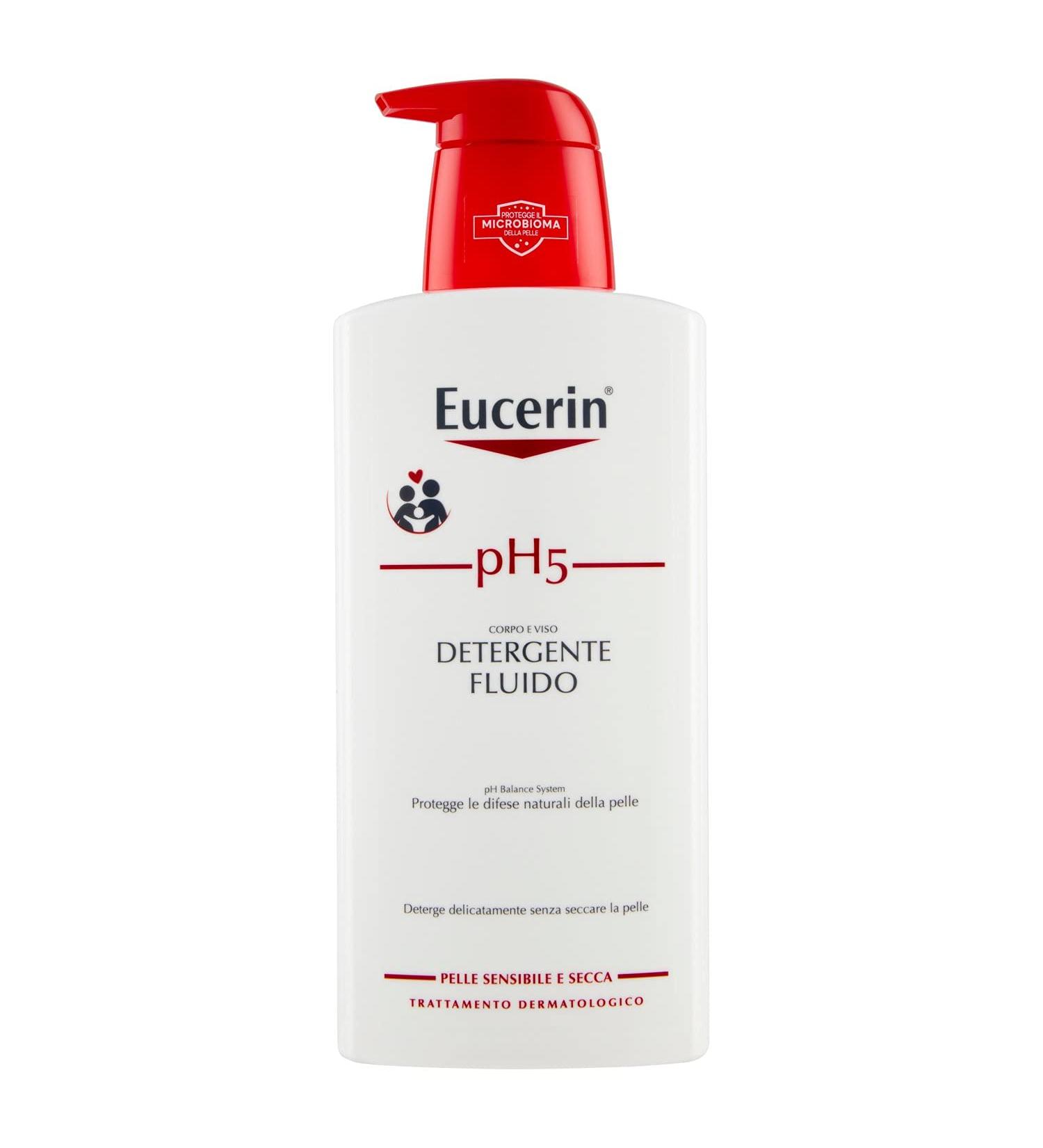 Eucerin pH5 Det Fluid 400ml - Soothing Body Wash for Sensitive Skin | International Shipping Available - Buy Online on GoSupps.com