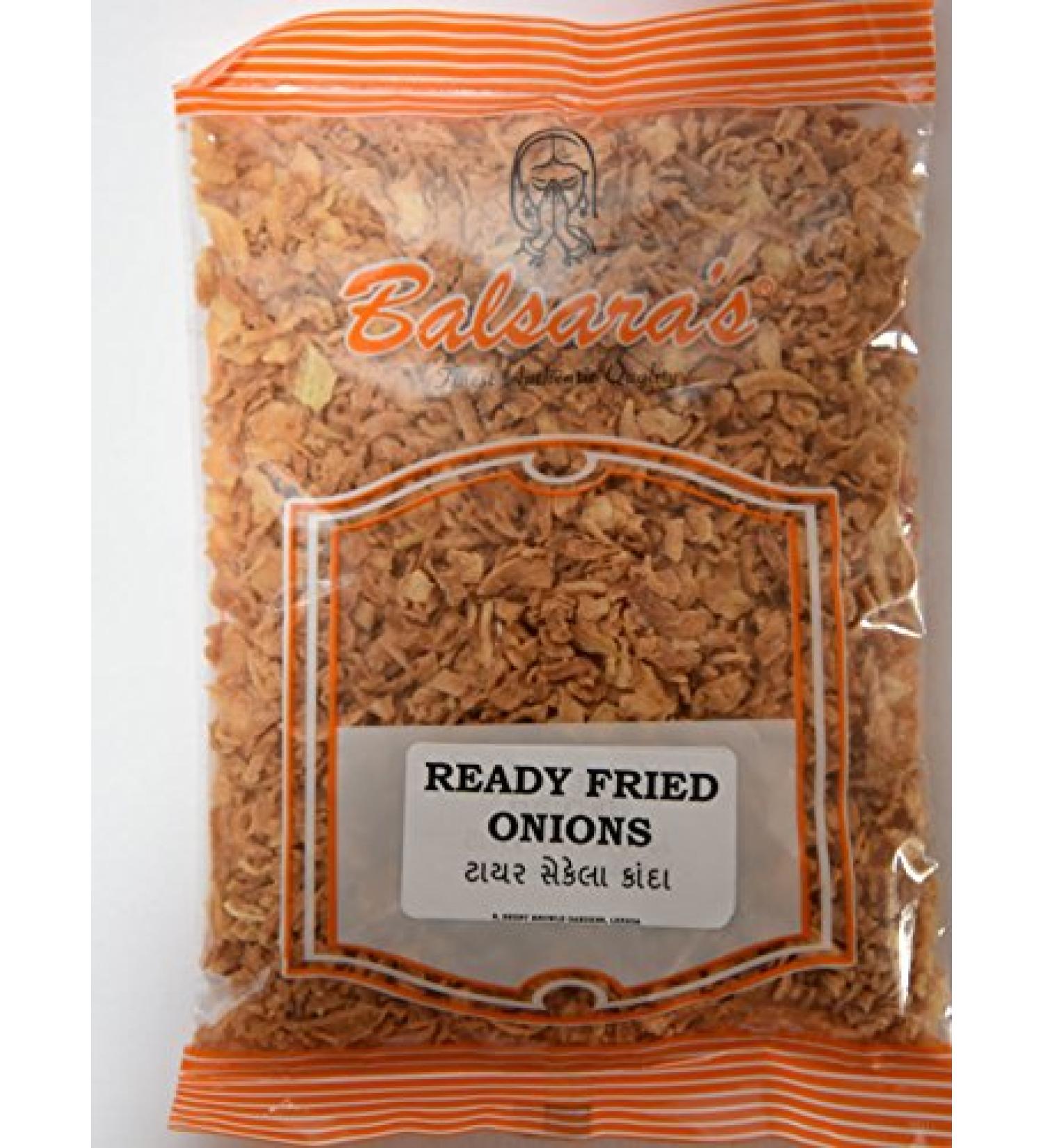 Balsara's Ready-to-eat fried onions for hamburgers curries Bangers 200g