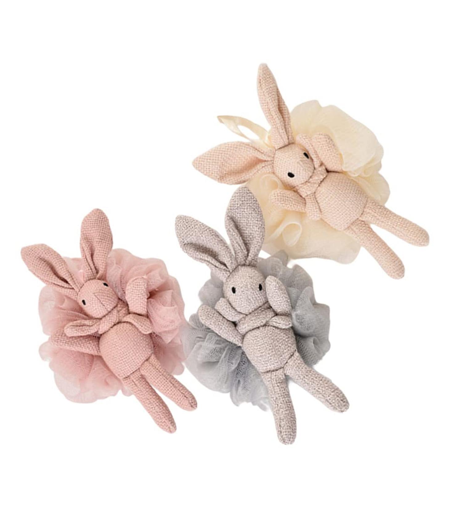 Beaupretty 3Pcs Bath Loofah Shower Animal Exfoliating Body Scrubber Set - Buy Online on GoSupps.com