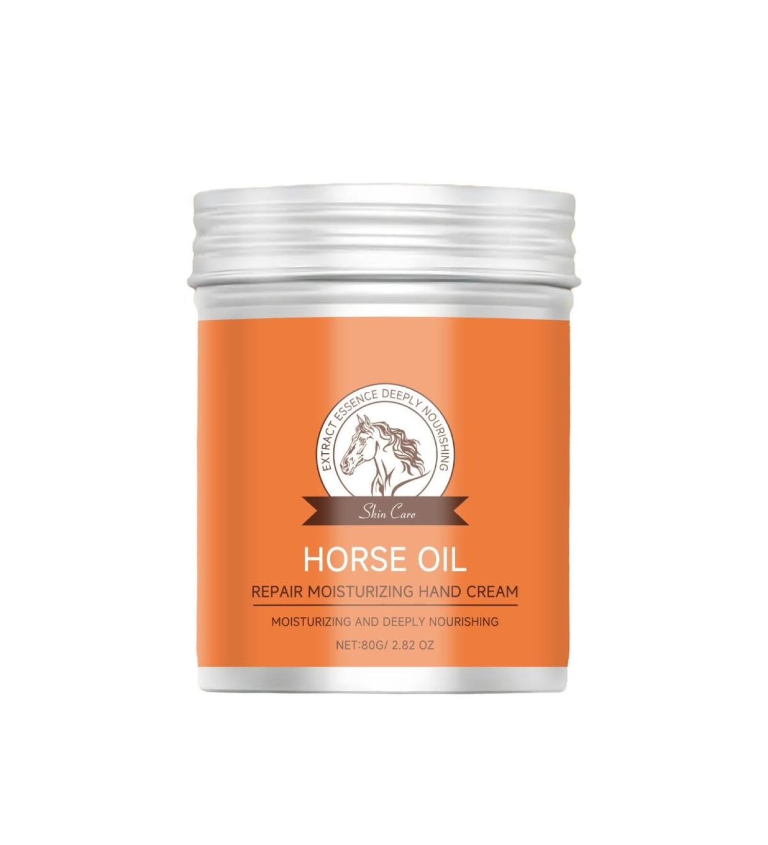 HAPPYWOO Hydrating Hand Cream with Horse Oil Hand Care Antifreeze Anti-Crack Moisturizing Refreshing and Non-Greasy - Buy Online on GoSupps.com