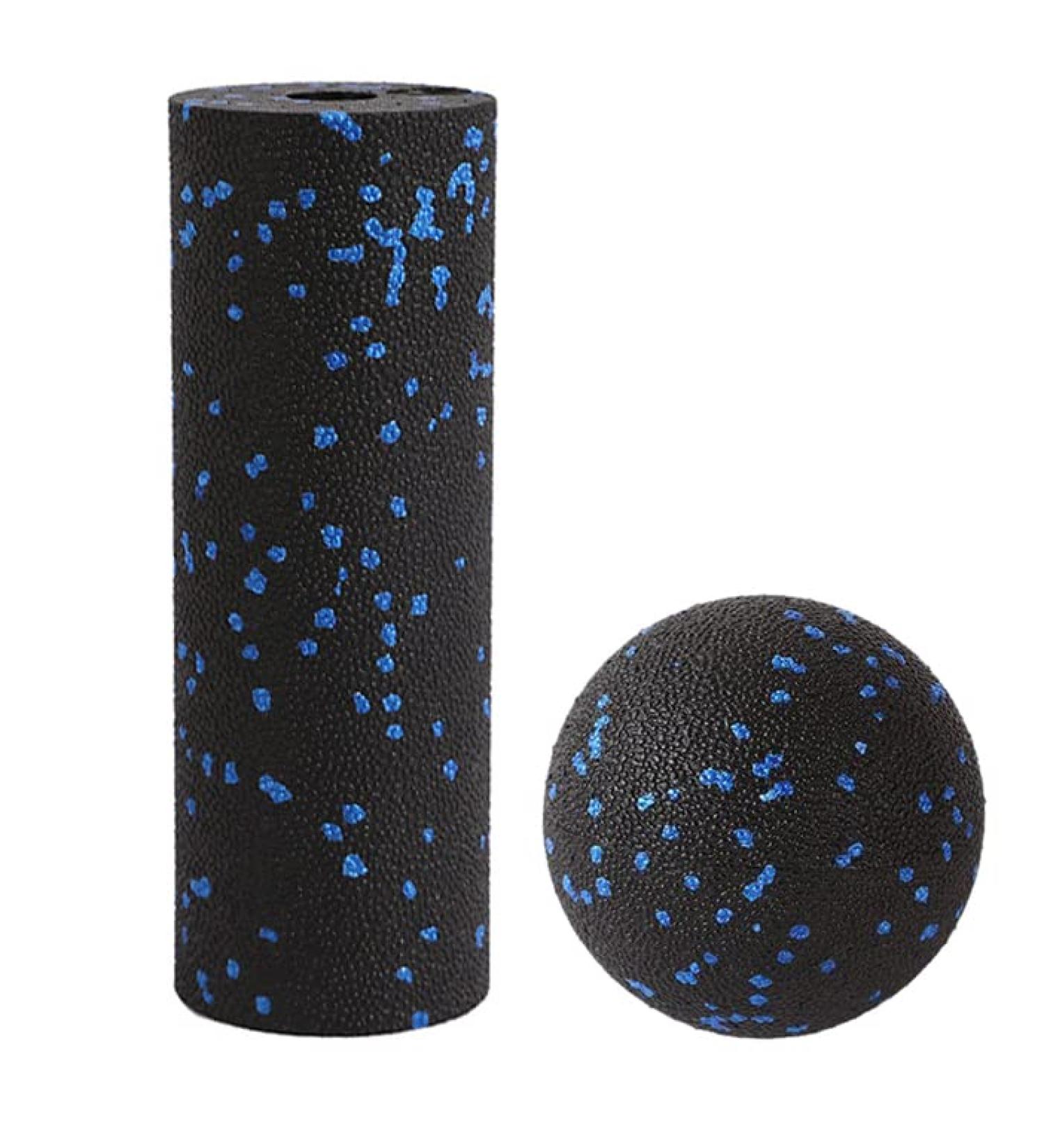 Shop Tzzzzz Fascia Training Set - Mini Fascia Roll & 8cm Duo Ball for Effective Trigger Point & Acupressure Treatment | Relief for Spine & Plantar Fasciitis - Buy Online on GoSupps.com