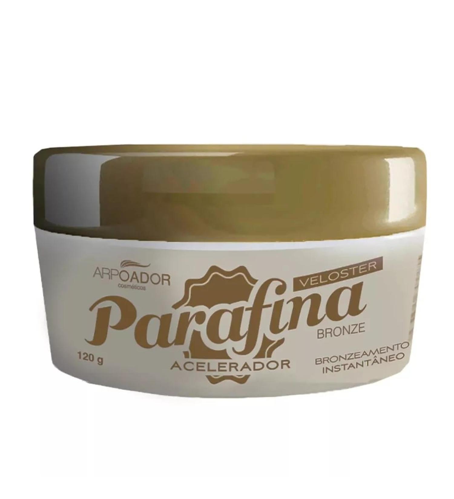 Parafina Bronze Tan Accelerator Cream 120g Brazilian Pre-Tanning Lotion for Deep Long-Lasting Tan
