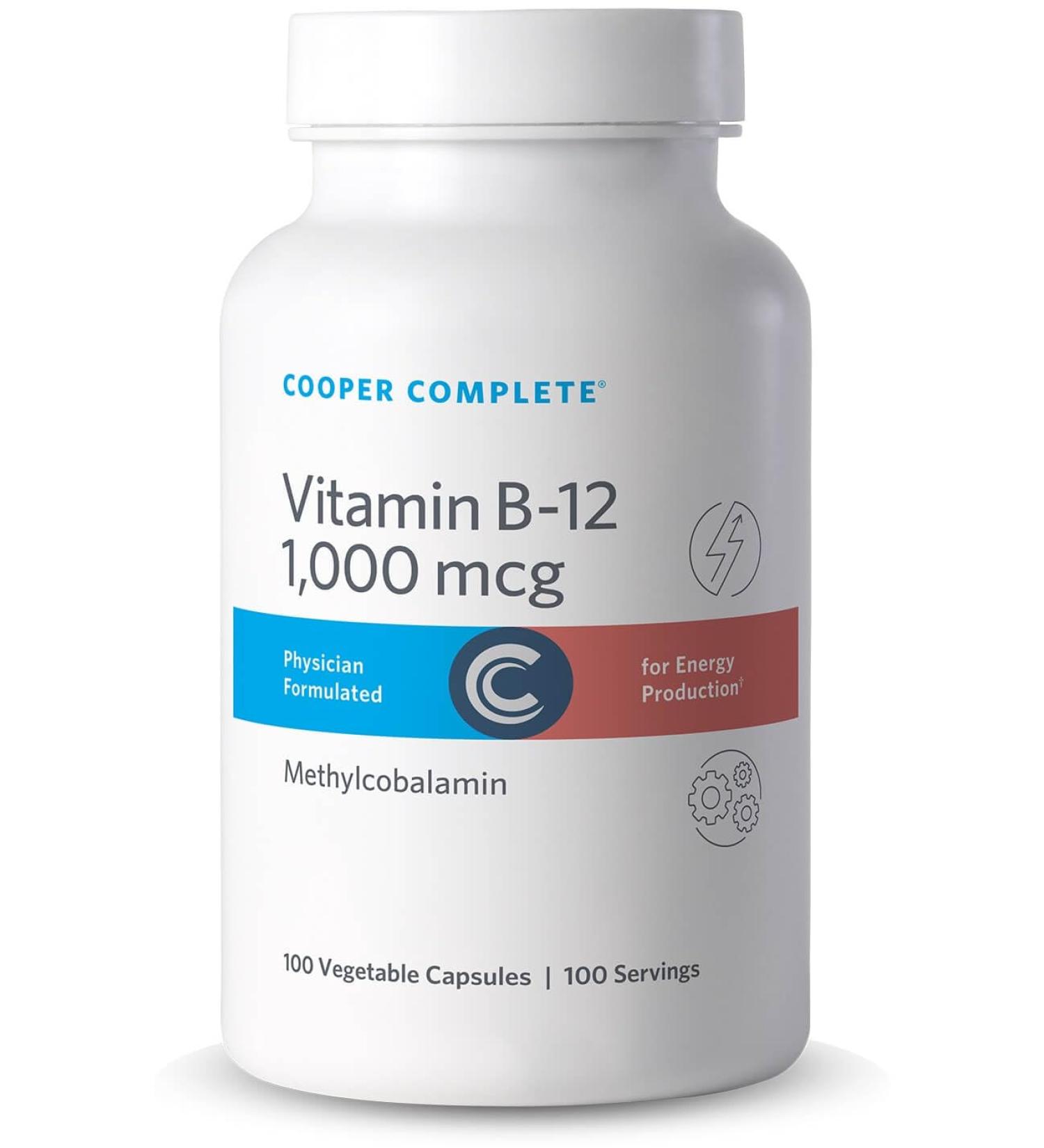 Cooper Complete - Vitamin B12 Supplement 100 Vegetarian Capsules 100 Count (Pack of 1) - Buy Online on GoSupps.com