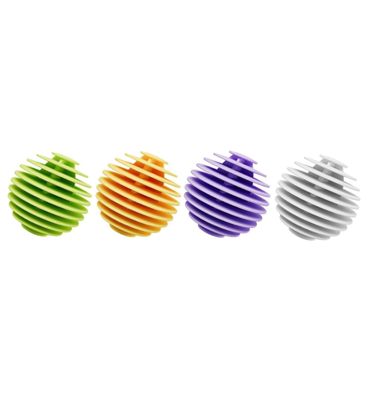 LAKYMIE Tumble Dryer Balls Laundry Balls Reusable Washing Balls Silicone Dryer Balls for Speeding Drying and Reducing Creases for Clothes Pack of 4 - Buy Online on GoSupps.com