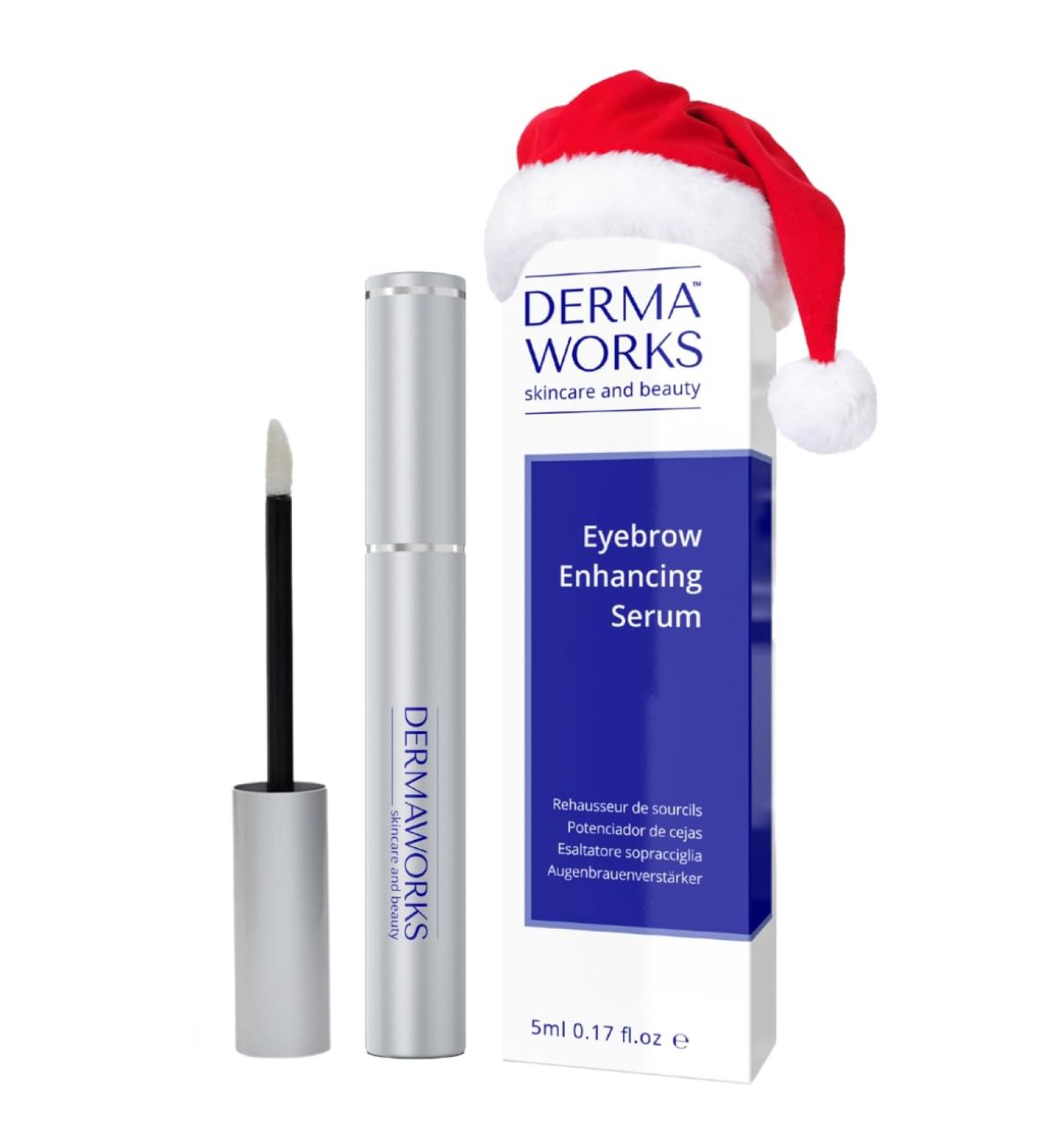 DERMAWORKS Advanced Eyebrow Growth Serum 5ml - Oil-Free Brow Regrowth Solution for Fuller, Thicker Brows - Rapid Results in 60 Days (Pack of 1) - Buy Online on GoSupps.com
