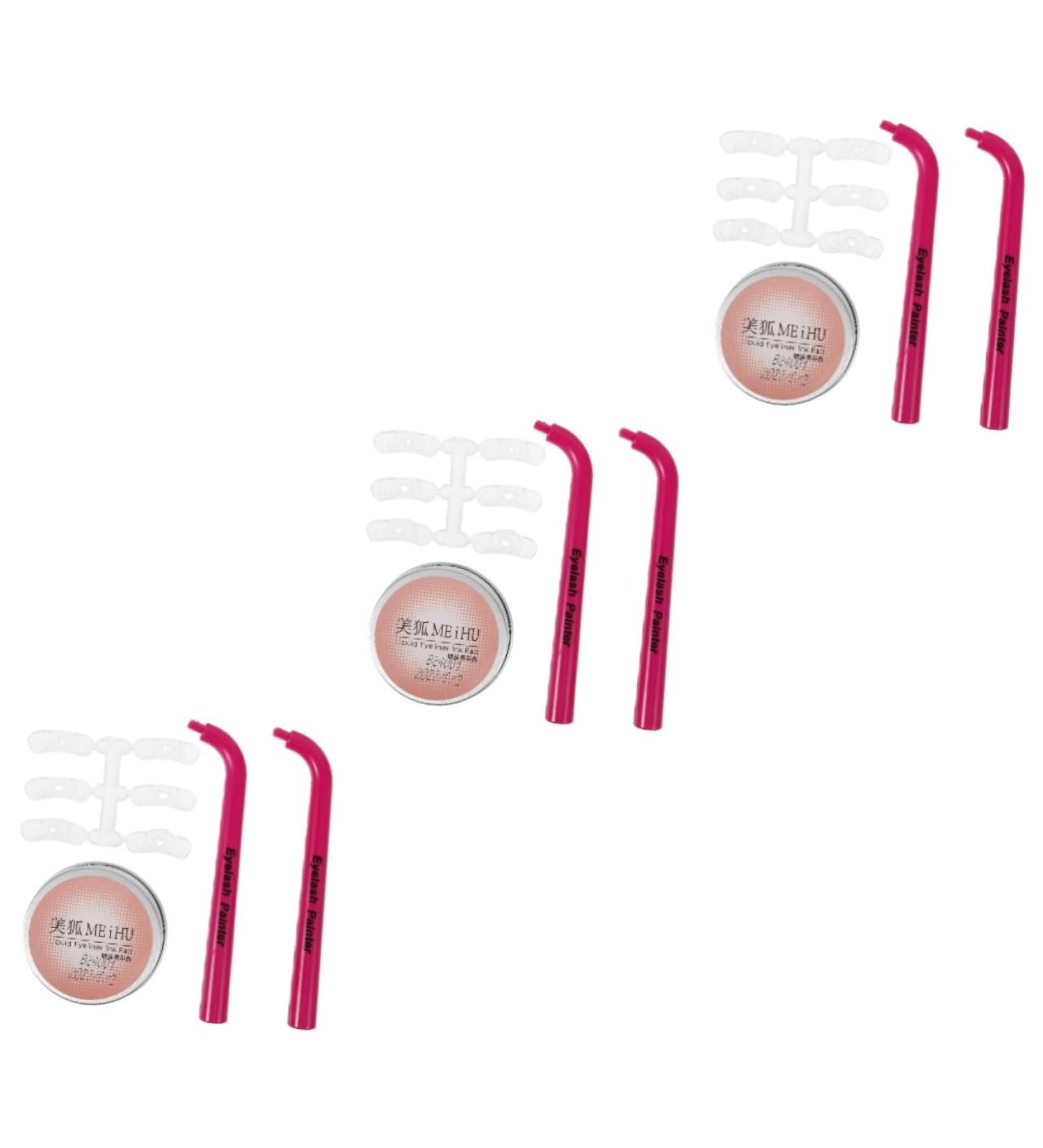 FRCOLOR 3 Sets Eye Makeup Aid Bottom Lashes Stamps Eyeliner Stencils Eyelash Stencil for Makeup Lash Stamp for Bottom Eyelashes Lower Eyelash Stamps Reusable Eyelash Stamps Makeup Tool - Buy Online on GoSupps.com