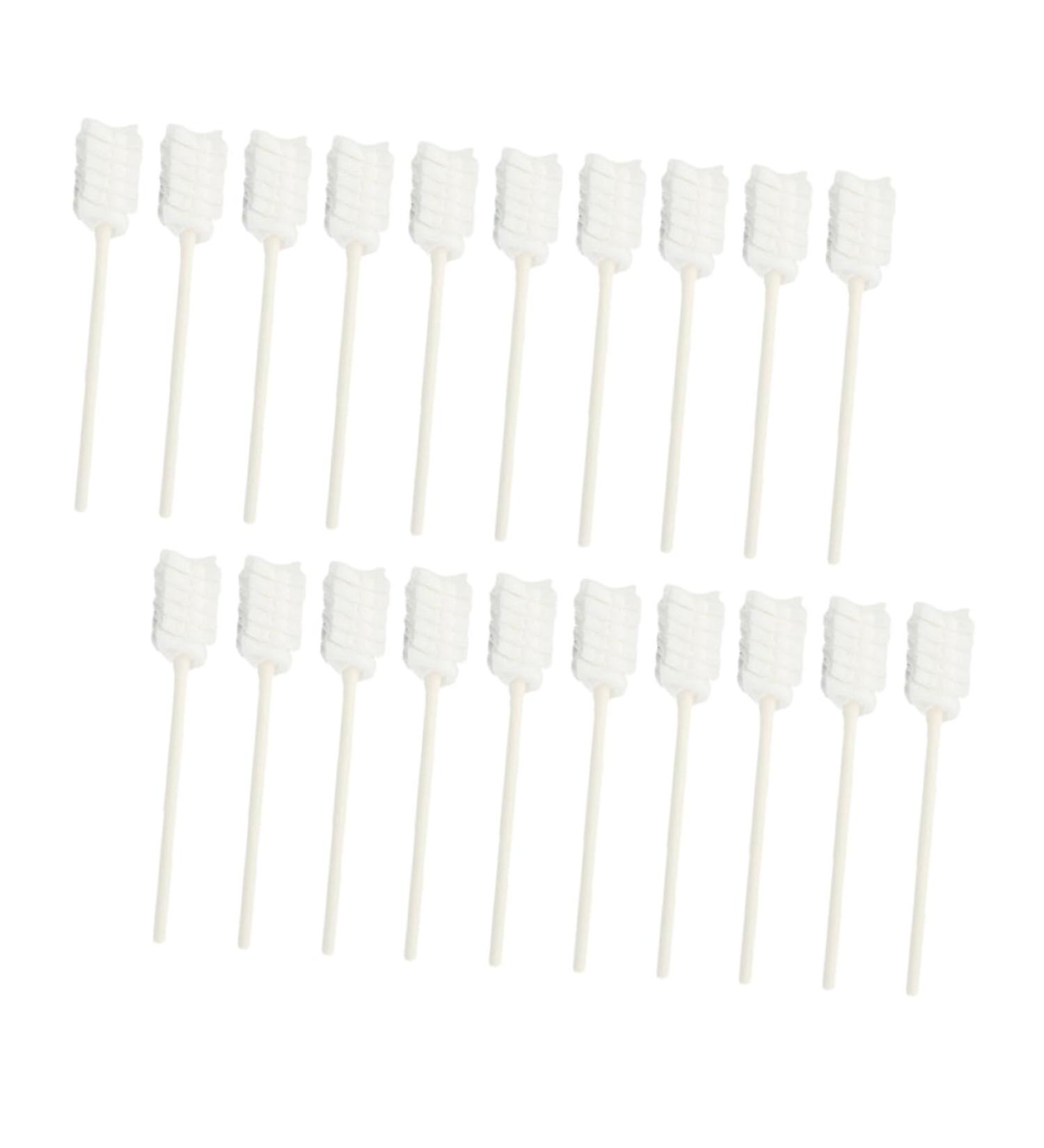 Combined 30th Baby Tongue Brush & Oral Compression Stick - Mouth Cleaning Sponge Swab for Newborns | Soft Safe & Effective Tongue Care - Buy Online on GoSupps.com