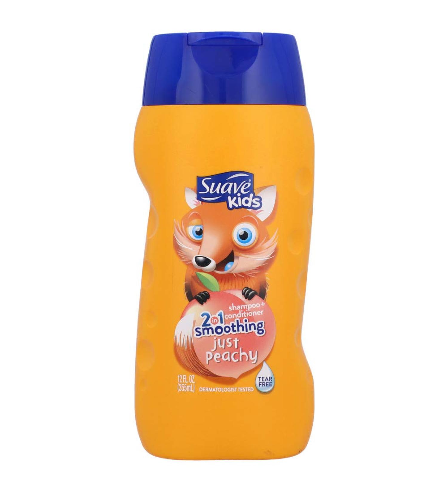 Suave Kids 2-in-1 Shampoo & Conditioner Peach - 12 oz (Pack of 2) | Buy Internationally - Buy Online on GoSupps.com