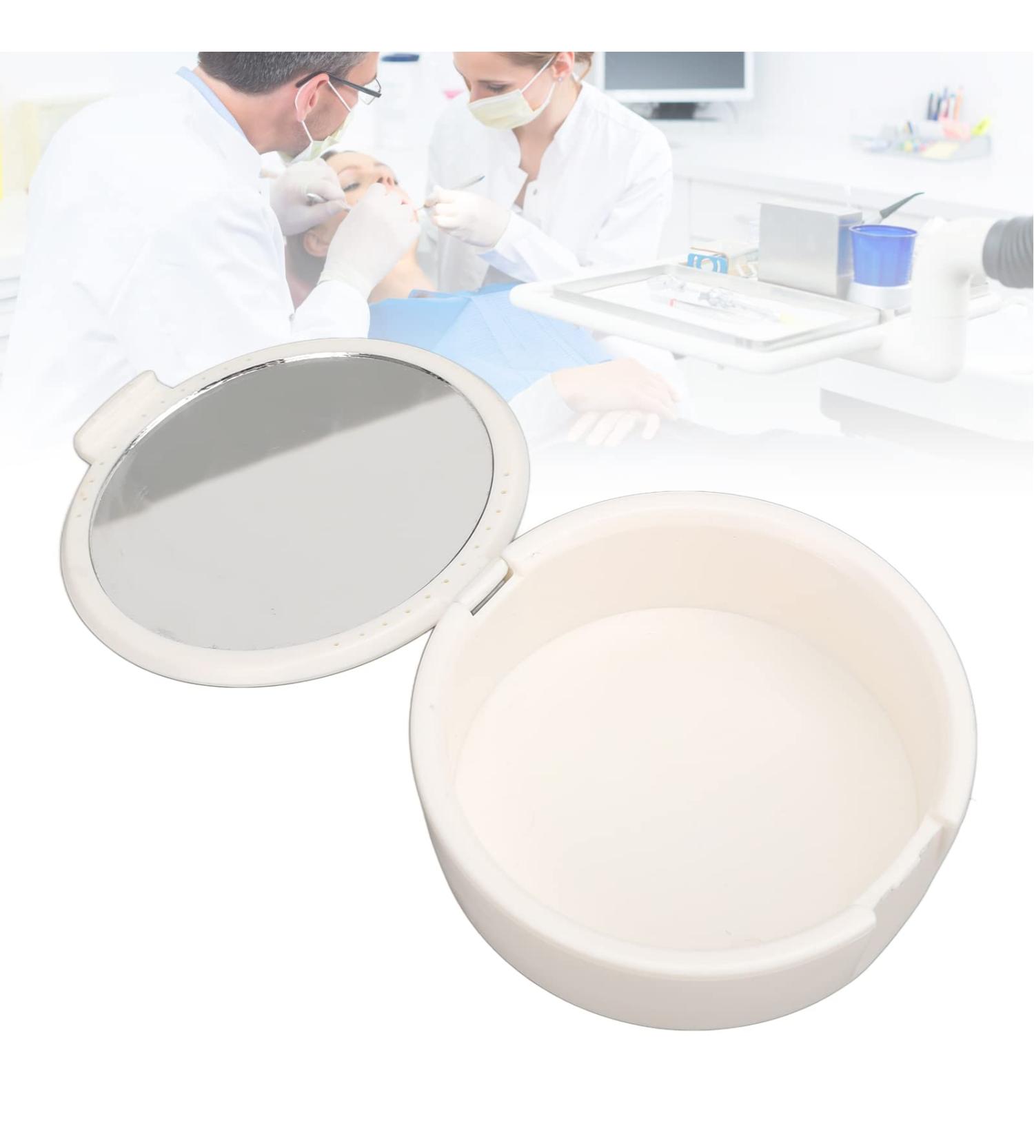 Waterproof Storage Box for Dentures & Braces | Safe Professional Sealing with Mirror | International Shipping Available - Buy Online on GoSupps.com