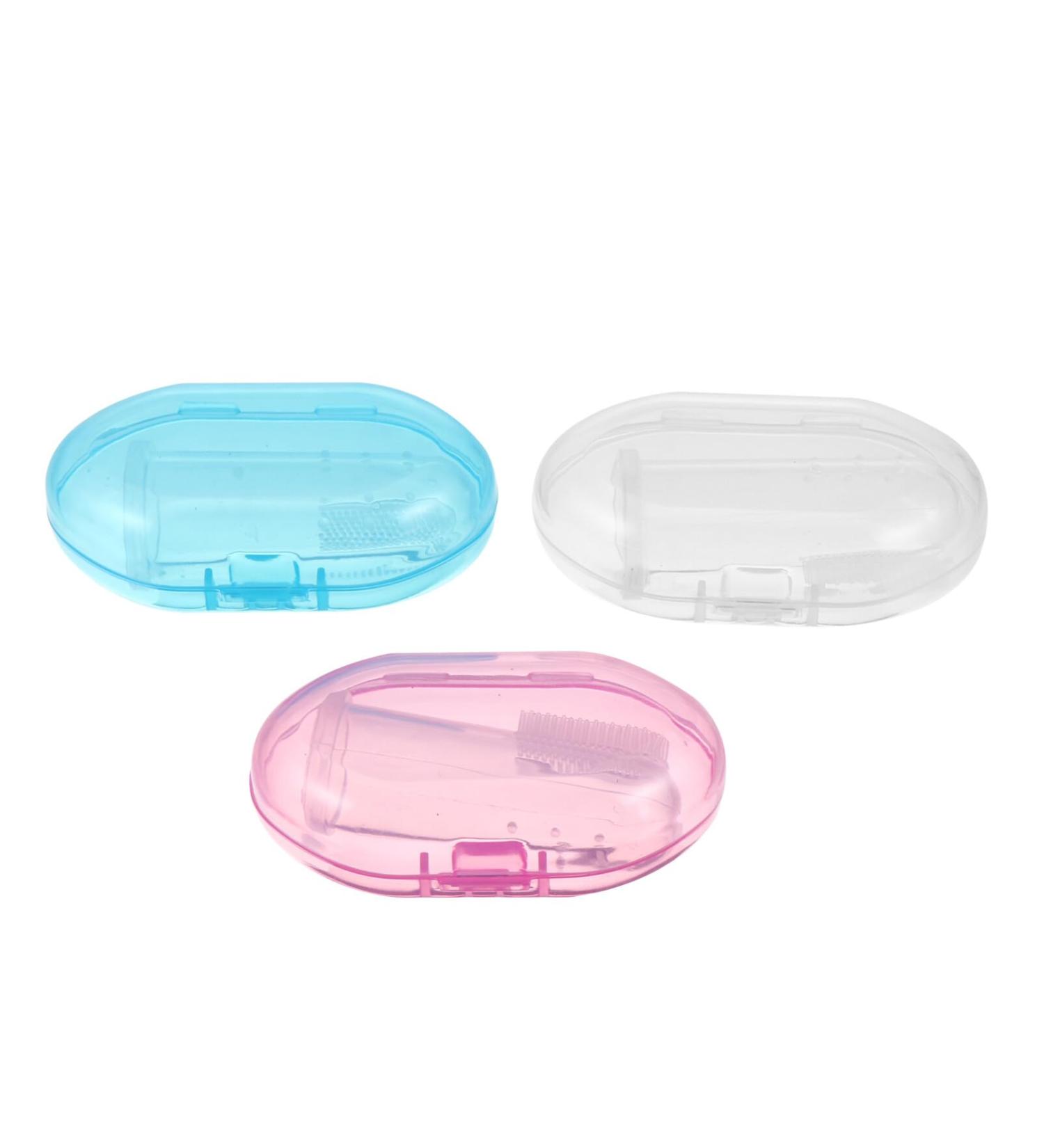 Healeved 3st silicone milk toothbrush toothbrush finger toothbrush made of silicone cotton stuff for babies finger toothbrush for babies fingertips toothbrush pebbles chewing gel child