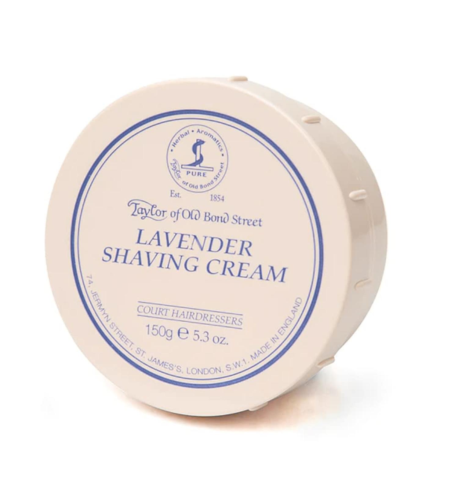 Taylor of Old Bond Street Lavender Shaving Cream Bowl 5.3oz | Gentle Shave Cream - Buy Online on GoSupps.com