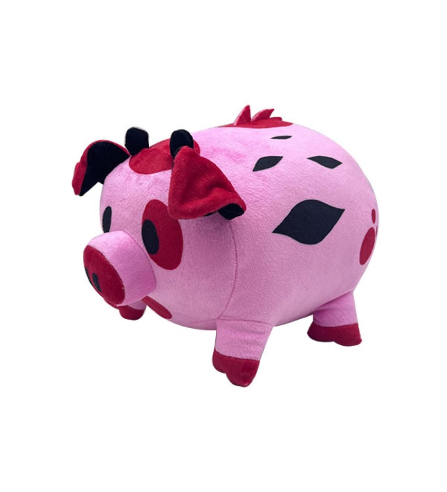 Hazbin Hotel Fat Pig Plush Toy - Helluva Boss Chibi Figure for Sofa Couch Decor - 18 cm Kids Pink - Buy Online on GoSupps.com