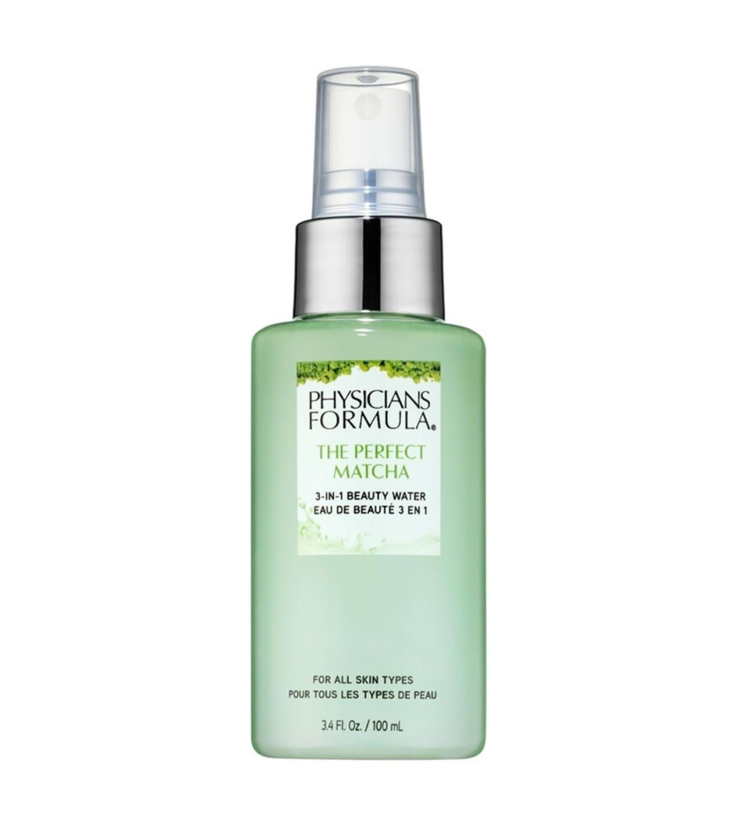 Physicians Formula The Perfect Matcha 3-in-1 Beauty Water Toner & Setting Spray Hydrates and Set Make-Up While Leaving Skin Soft and Supple New Beauty Water