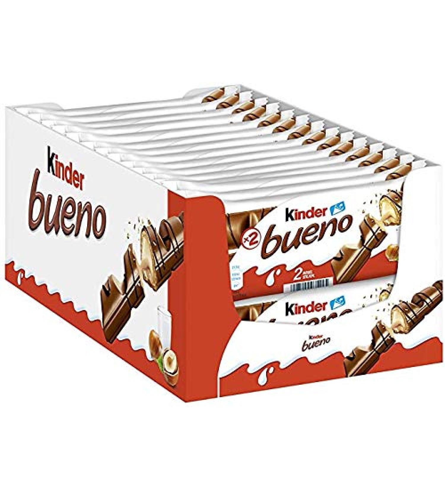 Kinder Kinder Bueno Twin Bar Chocolate Case of 10 x 3 Multipacks