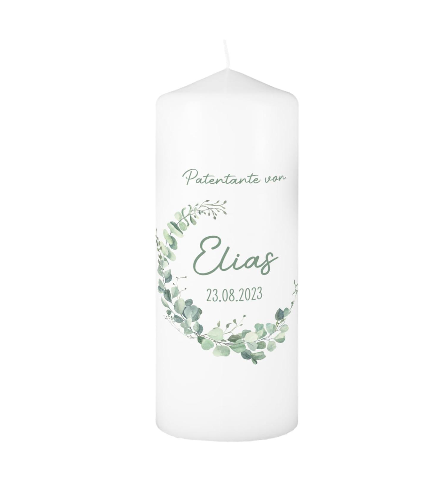 Striefchen Sponsor Candle - Personalized Gifts for Sponsors | Eucalyptus Wreath | International Shipping - Buy Online on GoSupps.com