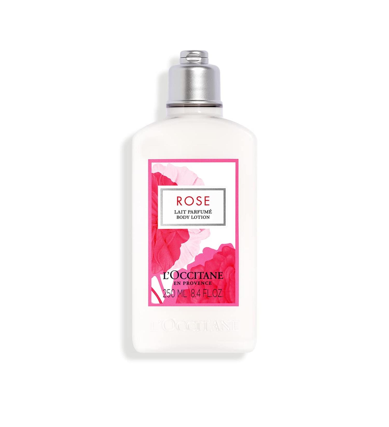 L'Occitane Rose Body Lotion 8.4 oz - Hydrating Formula for Soft Skin - Buy Online on GoSupps.com