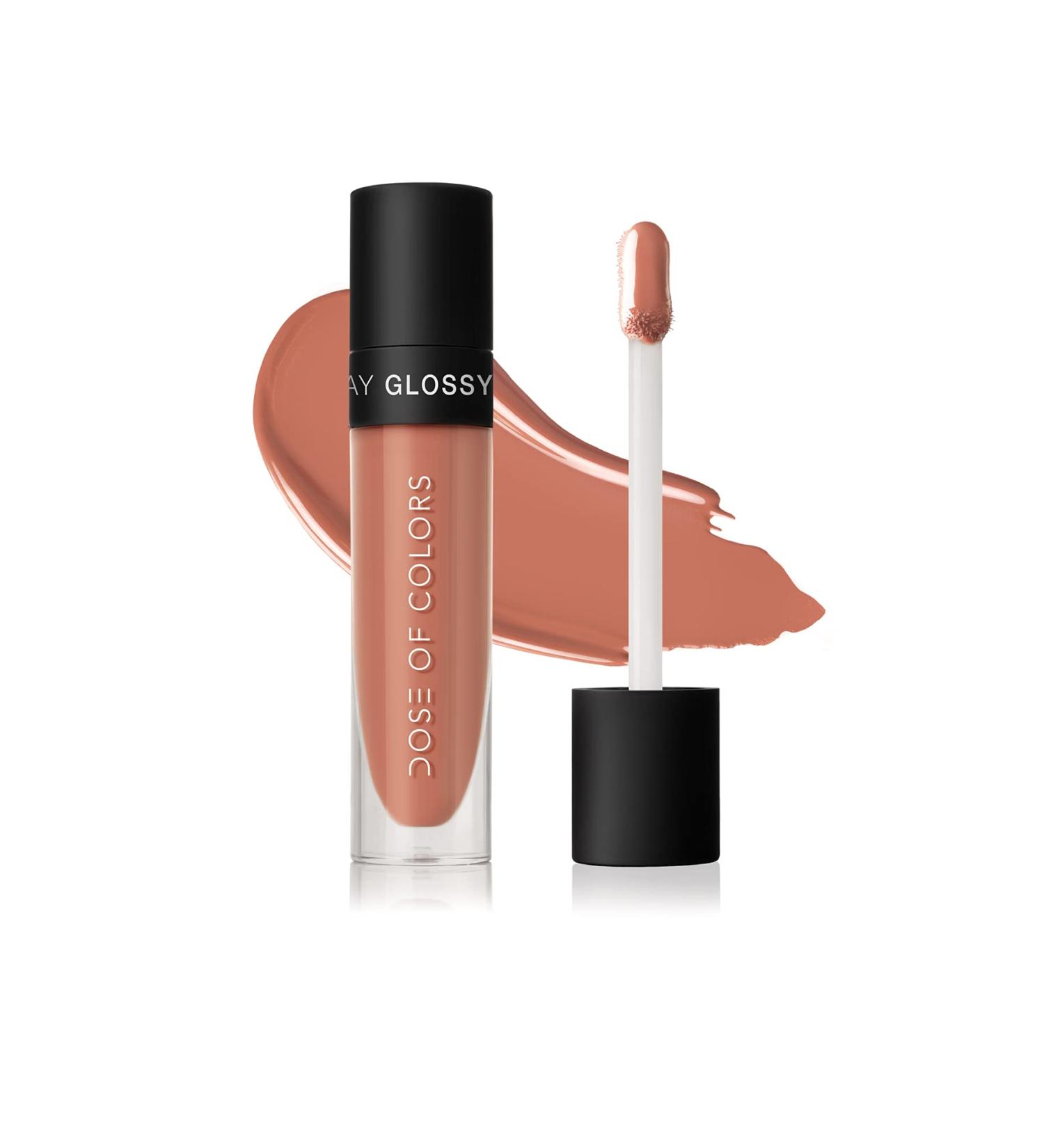 Dose of Colors Stay Glossy Lip Gloss in Playful - 0.16 oz | Long-Lasting Shine - Buy Online on GoSupps.com