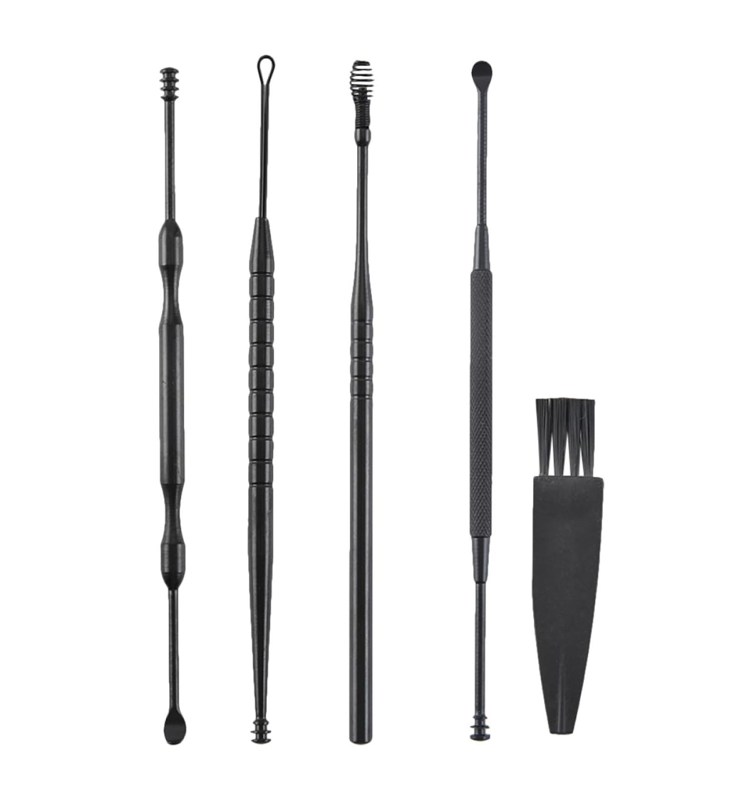 DEARMAMY 1Set Double Head Ear Scoop Cleaner Practical Ear Wax Removal Tools Ear Kit with Non Skid Handle for Safe and Cleaning - Buy Online on GoSupps.com