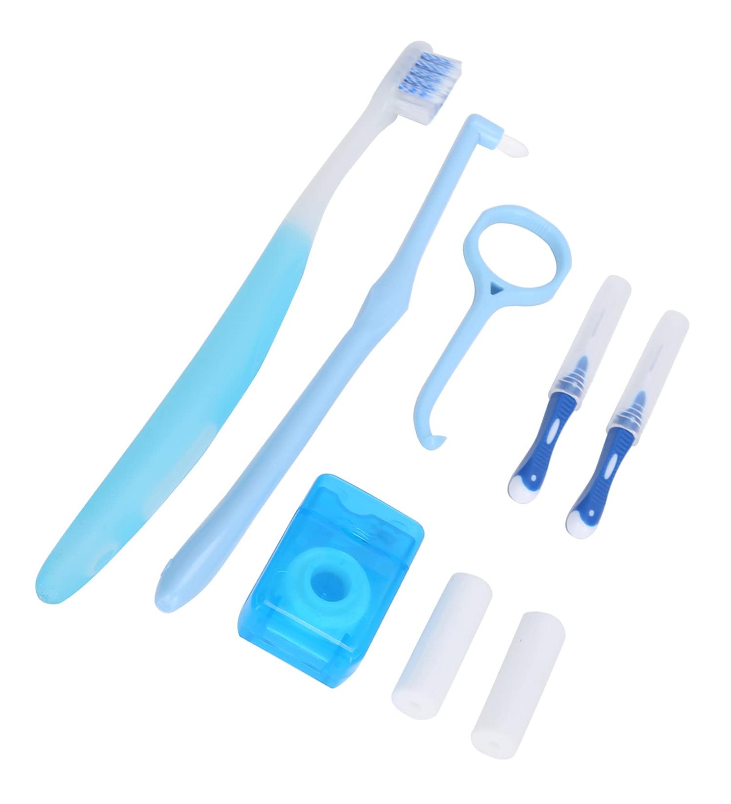 LIZEALUCKY Oral Care Kit - Braces Cleaning Brush & Interdental Waxing Tools for Optimal Dental Hygiene - Buy Online on GoSupps.com