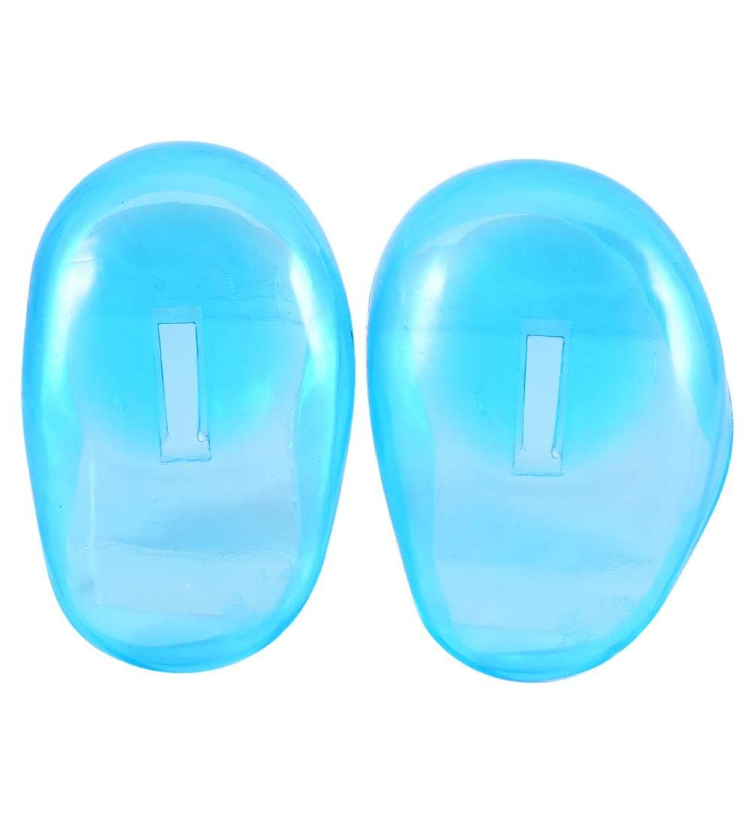 Buy 2PCs Silicone Ear Caps for Hair Coloring | Shower Hood Ear Protectors - Blue - Buy Online on GoSupps.com