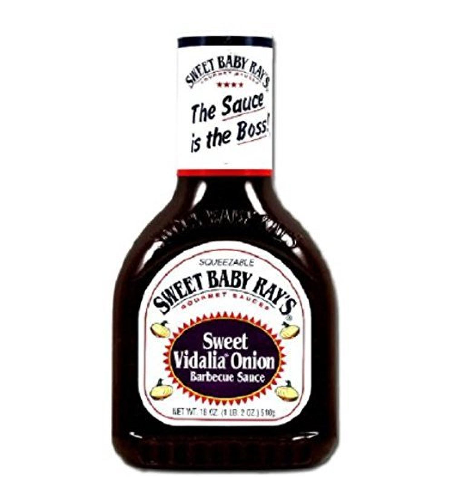 Sweet Baby Ray's BBQ Sauces 18-Ounce Bottle (Pack of 3) (Sweet Vidalia Onion) by Sweet Baby Ray's