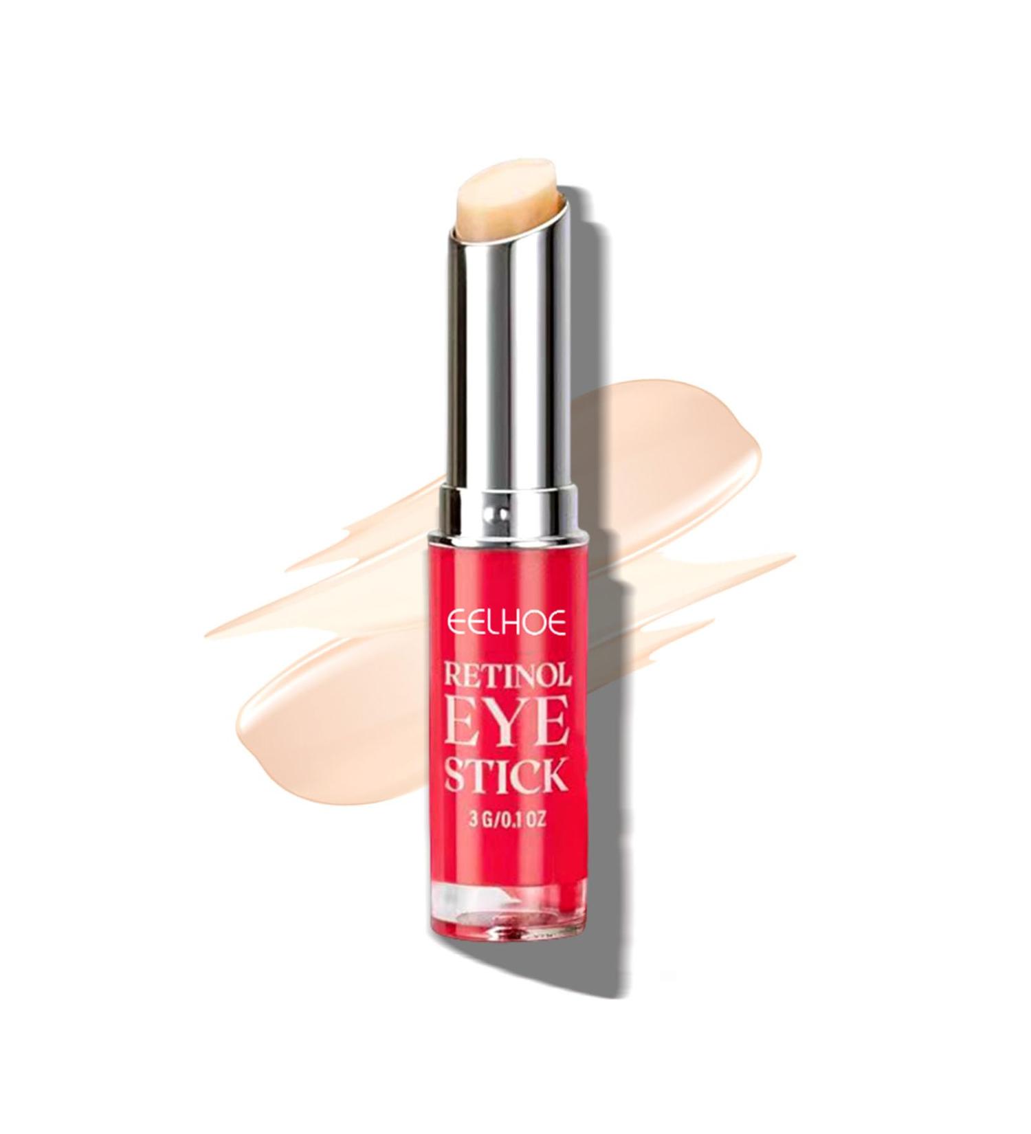 Retinol Eye Stick Anti-Aging Under Eye Cream for Dark Circles Fine Lines & Puffiness | Results in 3-4 Weeks - Buy Online on GoSupps.com