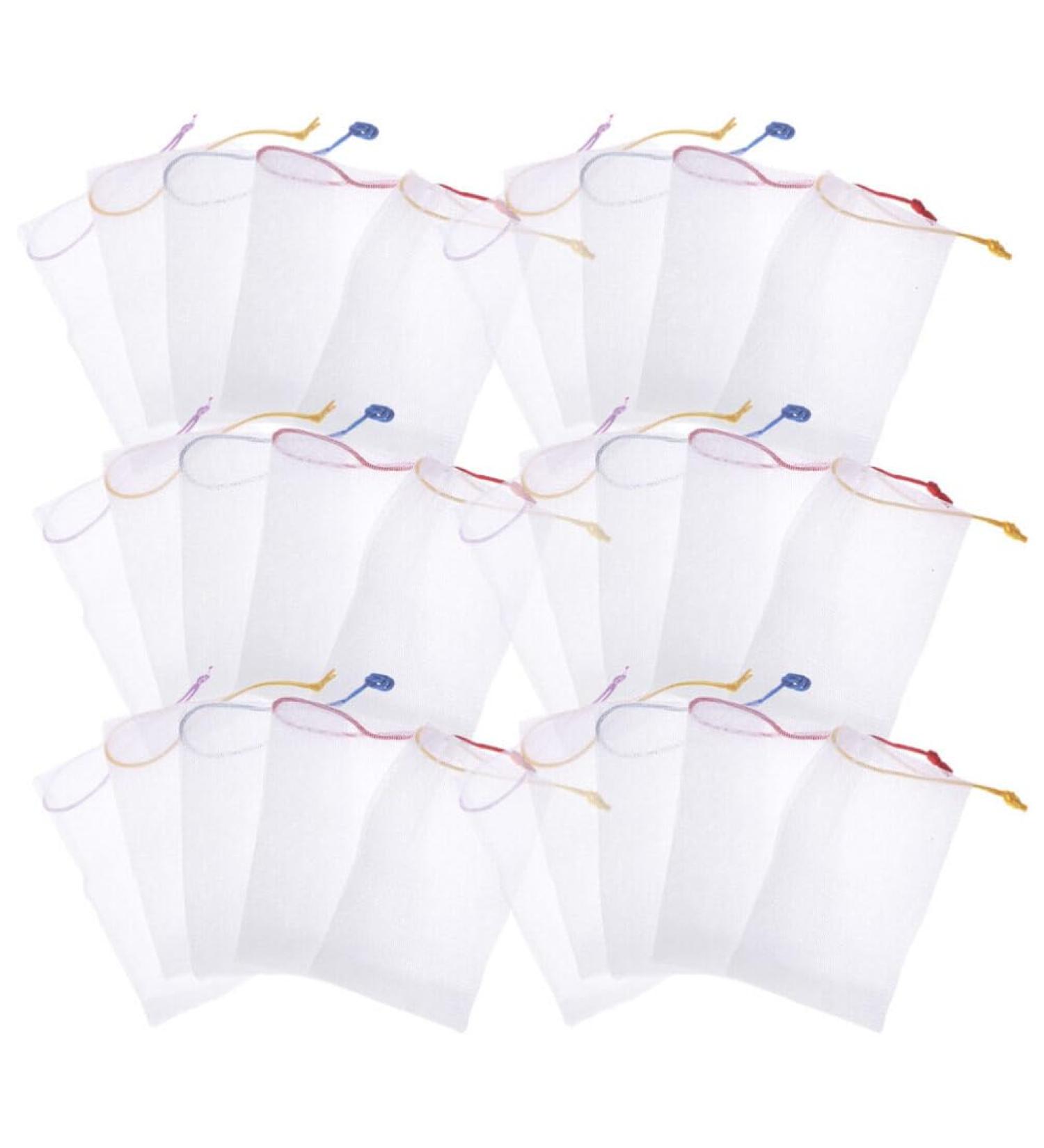 Amosfun 50pcs Soap Foaming Bags Soap Pouches Portable Soap Bags Soap Bar Pouches - Buy Online on GoSupps.com