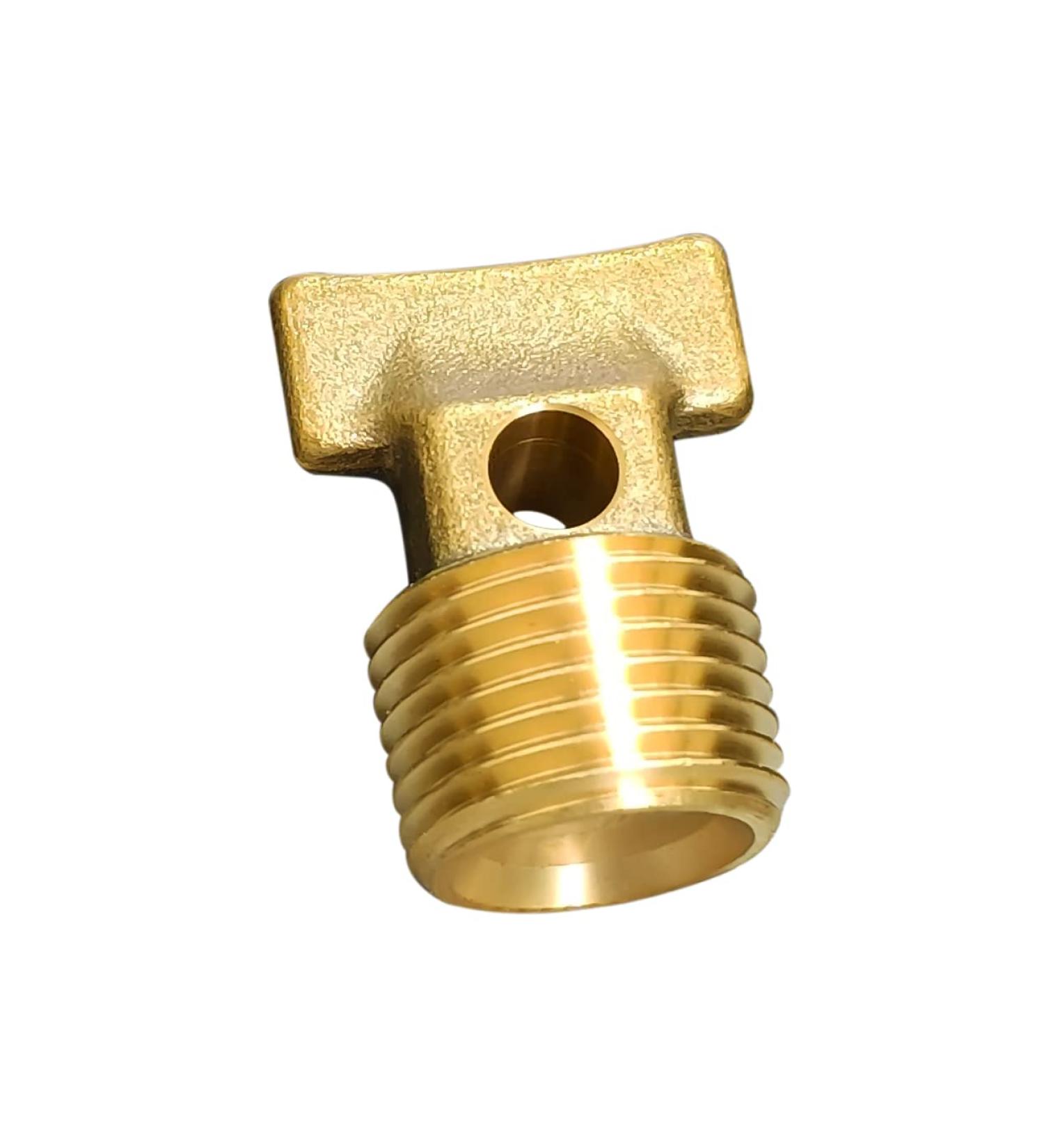 SEASAIL 1/2 NPT Thread Solid Brass Boat Garboard Drain Plug for Hulls - Brass Drain Plug - Buy Online on GoSupps.com