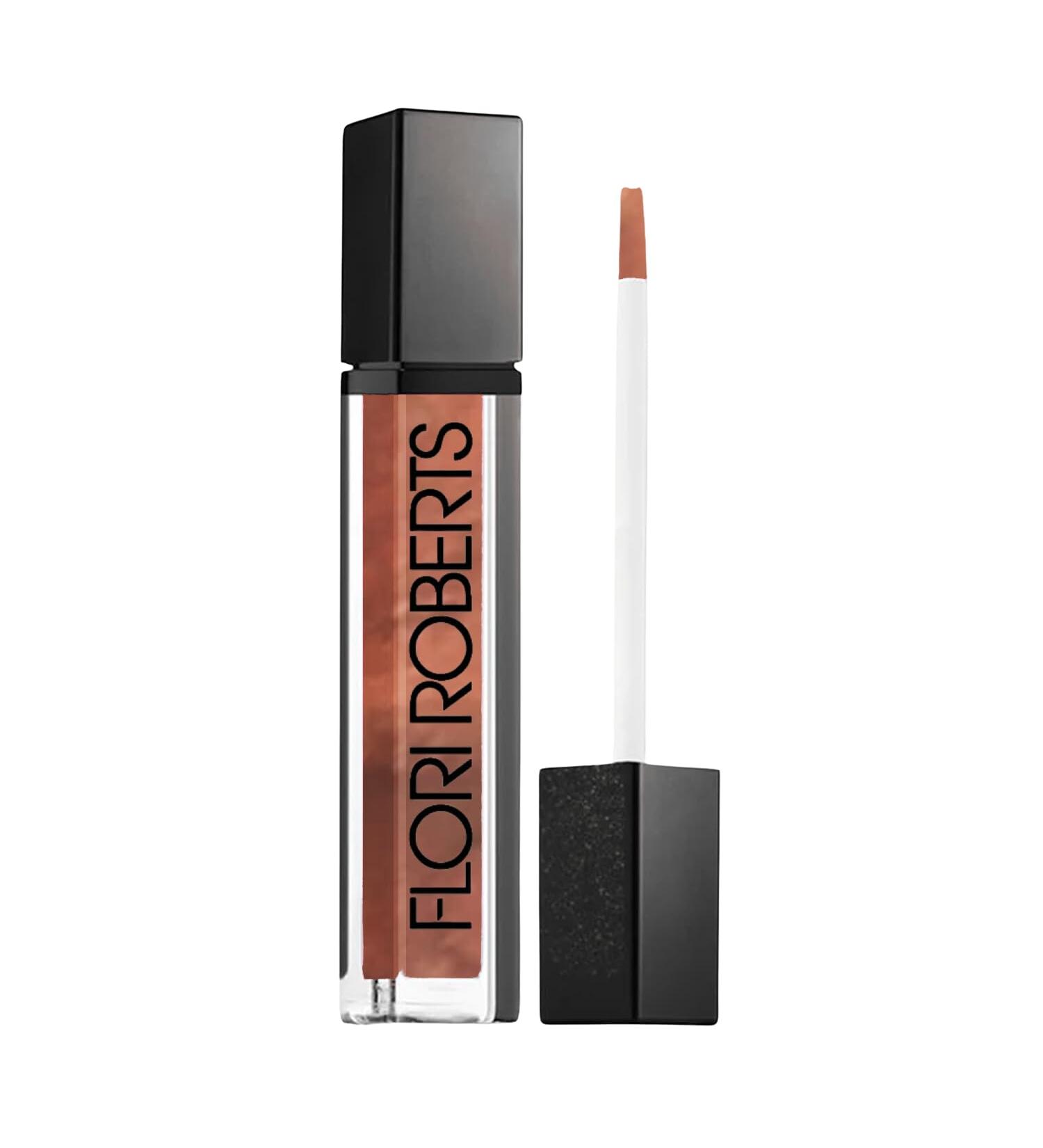 Flori Roberts Mineral Base Lip Shine - Vibrant Lip Gloss for Women of Color Non-Sticky Long Wear High Shine Finish in Copper - Buy Online on GoSupps.com