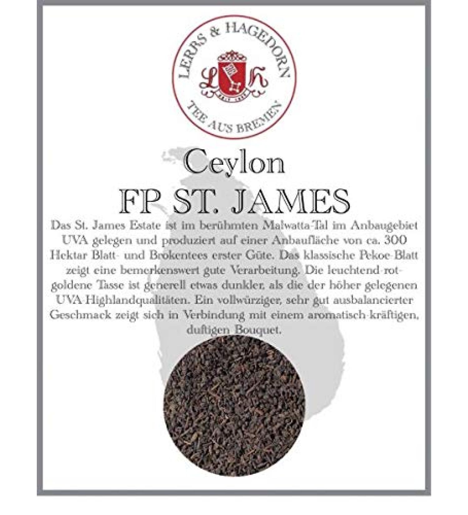  Lerbs & Hagedorn Ceylon FP St. James 1 kg - Buy Online on GoSupps.com