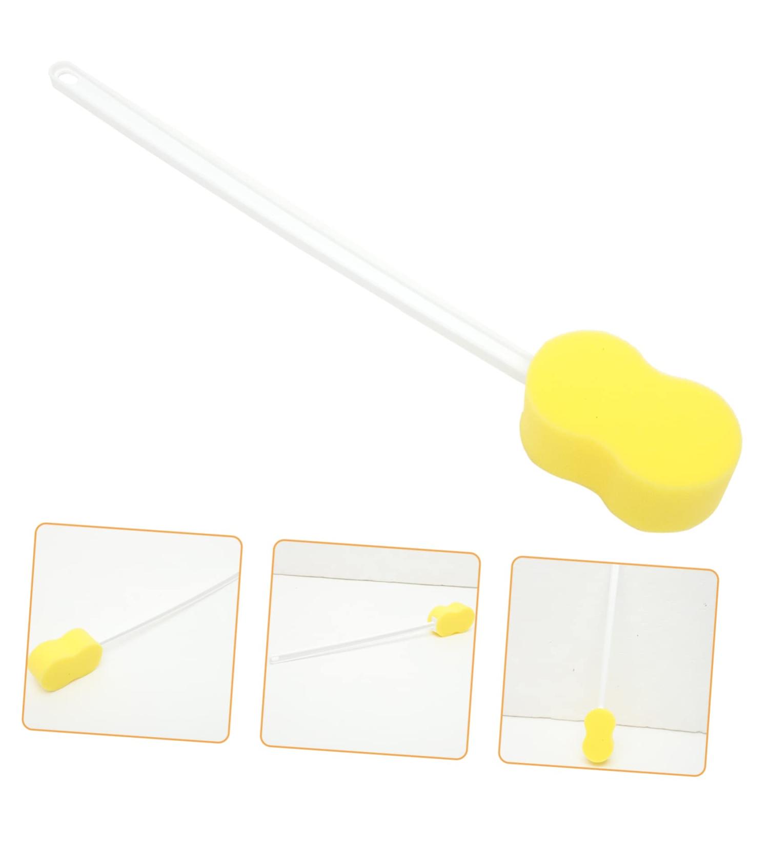 MERRYHAPY Long Handle Bath Sponge Shower Scrubbing Brush Back Cleaning Brush for Shower Body Cleansers Handle Shower Bath Sponge Back Bath Brush Bath Scrubber Bath Sponge with Handle Pp - Buy Online on GoSupps.com