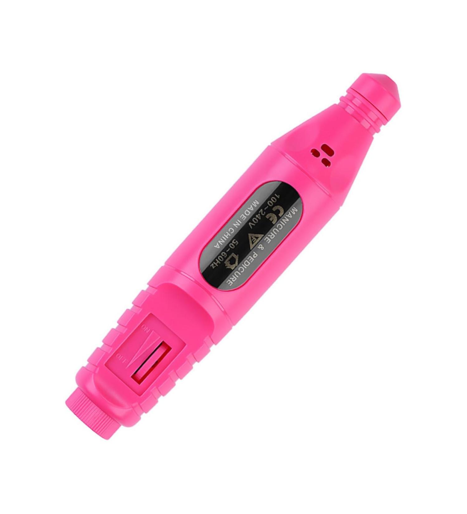 POPETPOP Portable Nail Drill Nail File Drill Portable Nail Polishing Machine Nail Drill Machine Professional Acrylic Gel Tool Acrylic Nails Tools Nails Gel Electric Tools Sander Manicure 13.8*2.8cm Rosy - Buy Online on GoSupps.com