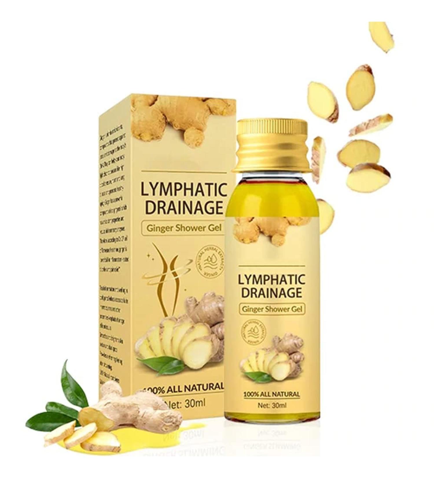  EXQST Lymphatic Detox Shower Gel Ginger Herbal Shower Gel Natural Organic Slimming Moisturizing Refreshing Shower Gel - Buy Online on GoSupps.com