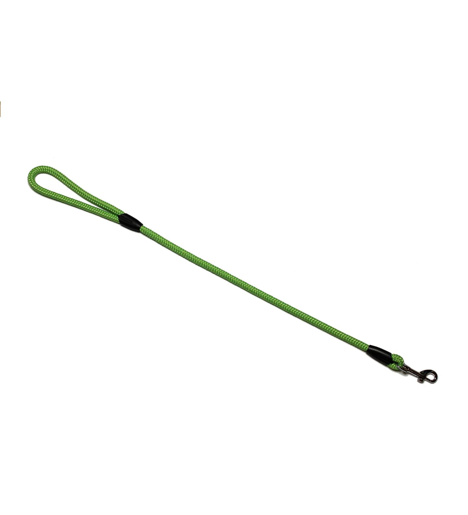 Leash - Rope leash with hand loop Basic 10mm 27 colours 7 lengths (0.70 m Kiwi) 0.70 m kiwi