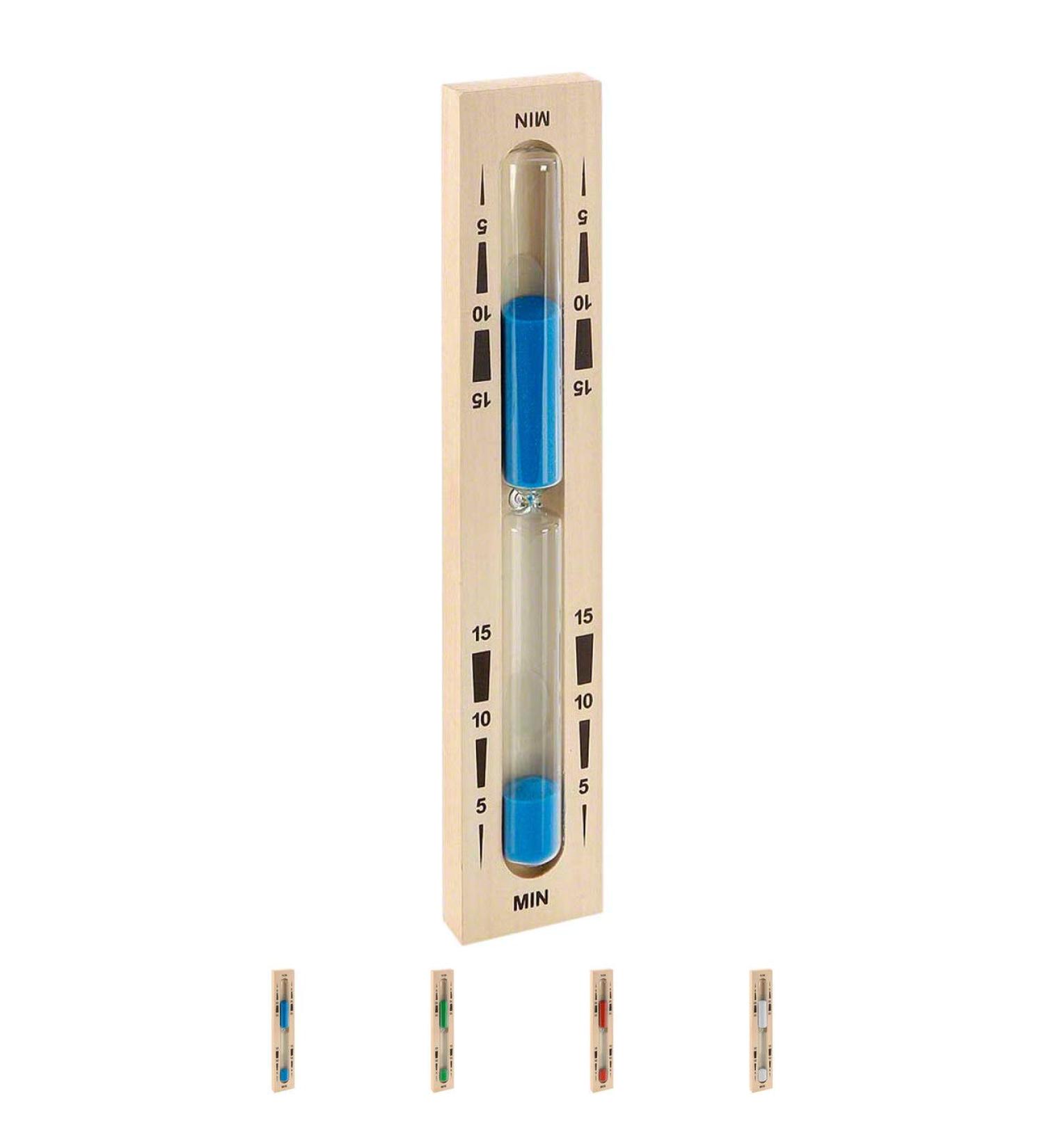 Sport-Tec Wooden Sauna Hourglass - 15 Min Timer Blue | International Shipping Available - Buy Online on GoSupps.com