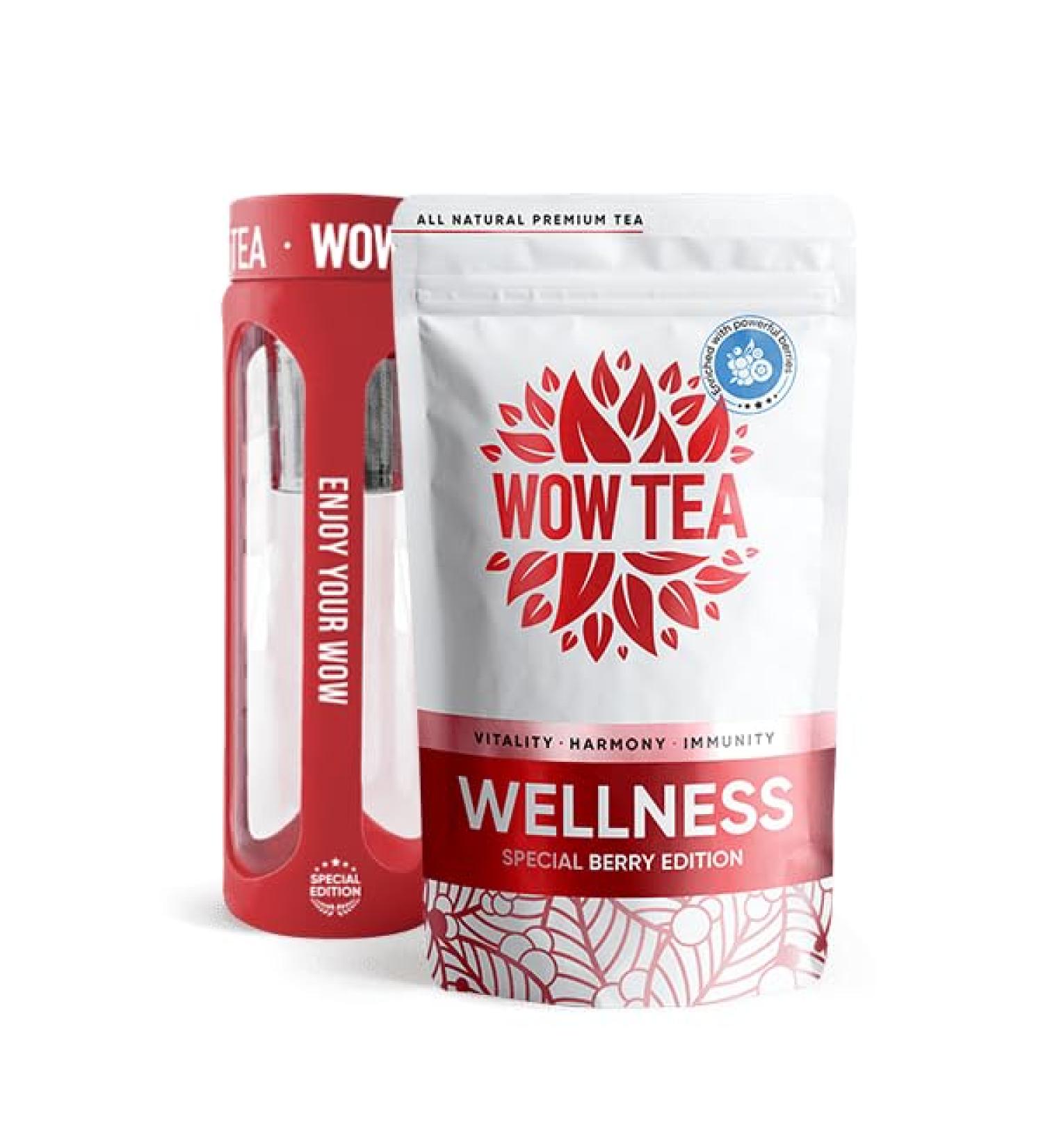  WOW TEA WOW TEA: Infusion bottle for tea and red tea with berries - Buy Online on GoSupps.com
