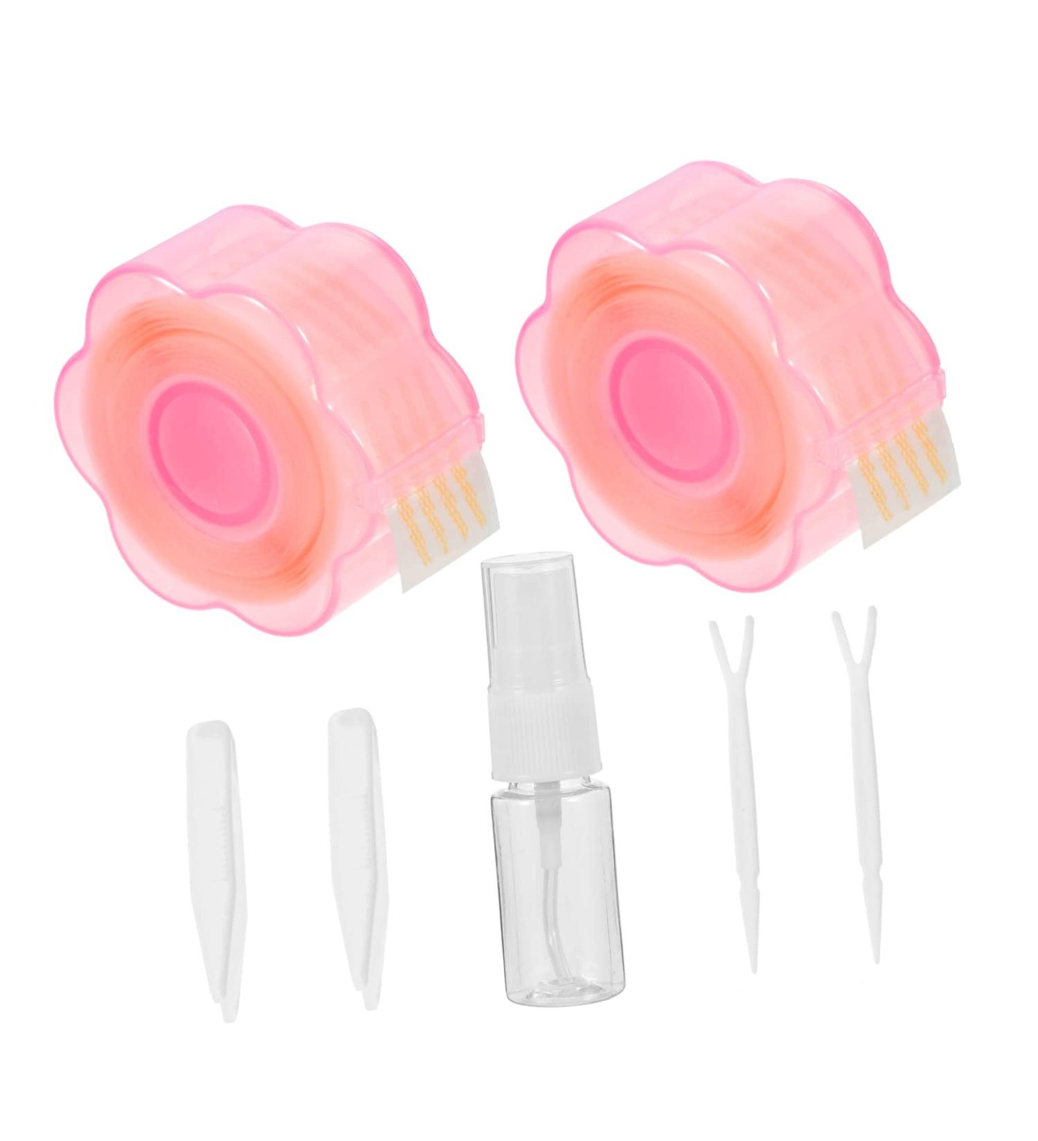 HAPINARY Double Sided Eyelid Tape 1 set Invisible Lift Girl Eyes Stickers Accessories Double Hooded Bottle Eyelid Eyelid Sticker 5.3x5.3cm As Shown 1 - Buy Online on GoSupps.com