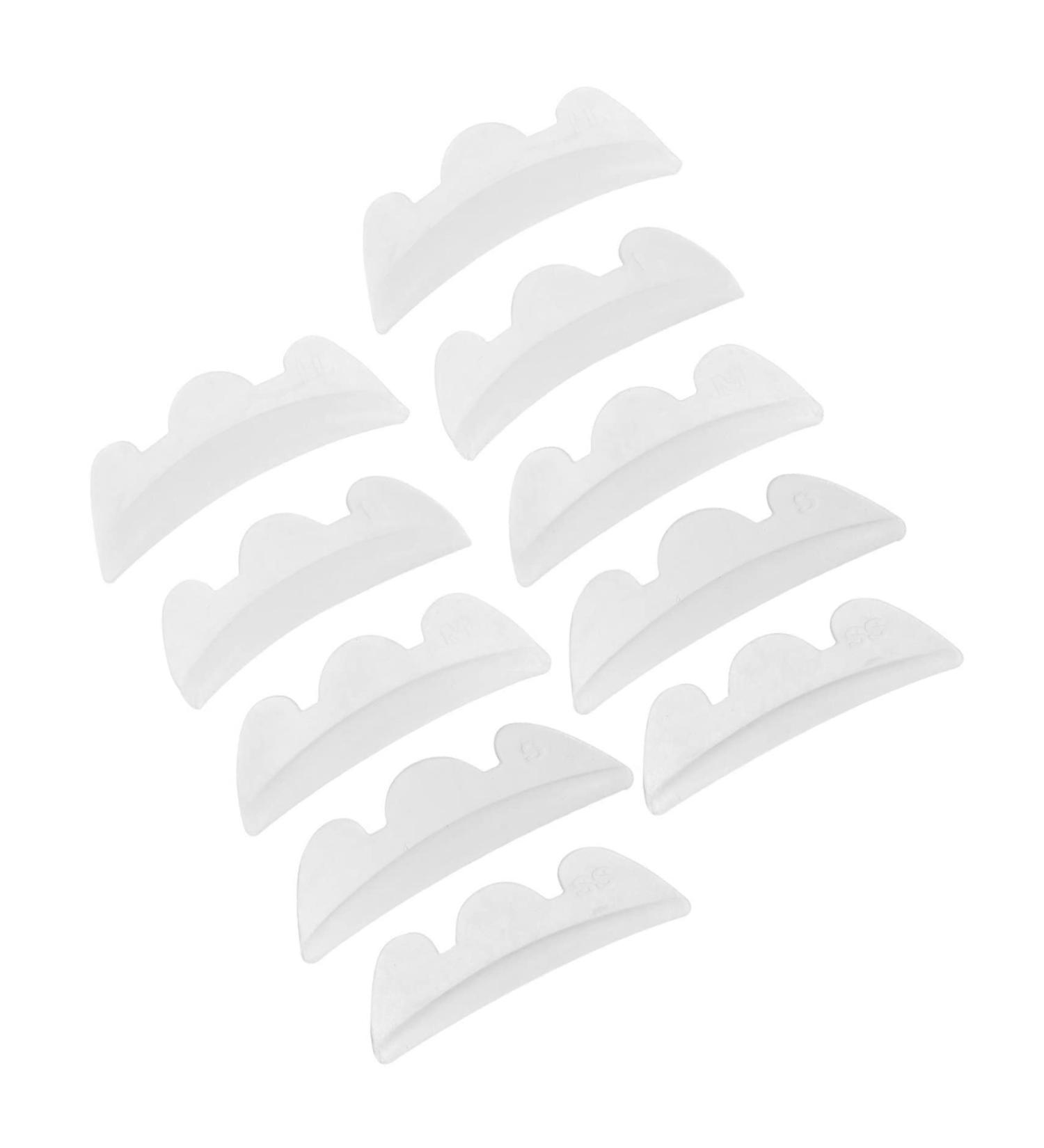 KALLORY 10 Pairs Eyelash Spacer Silicone Tools - Perfect for Lash Lift & Perming | High-Quality Eyelash Pads & Rods 4.3x1.3cm - International Shipping Available - Buy Online on GoSupps.com