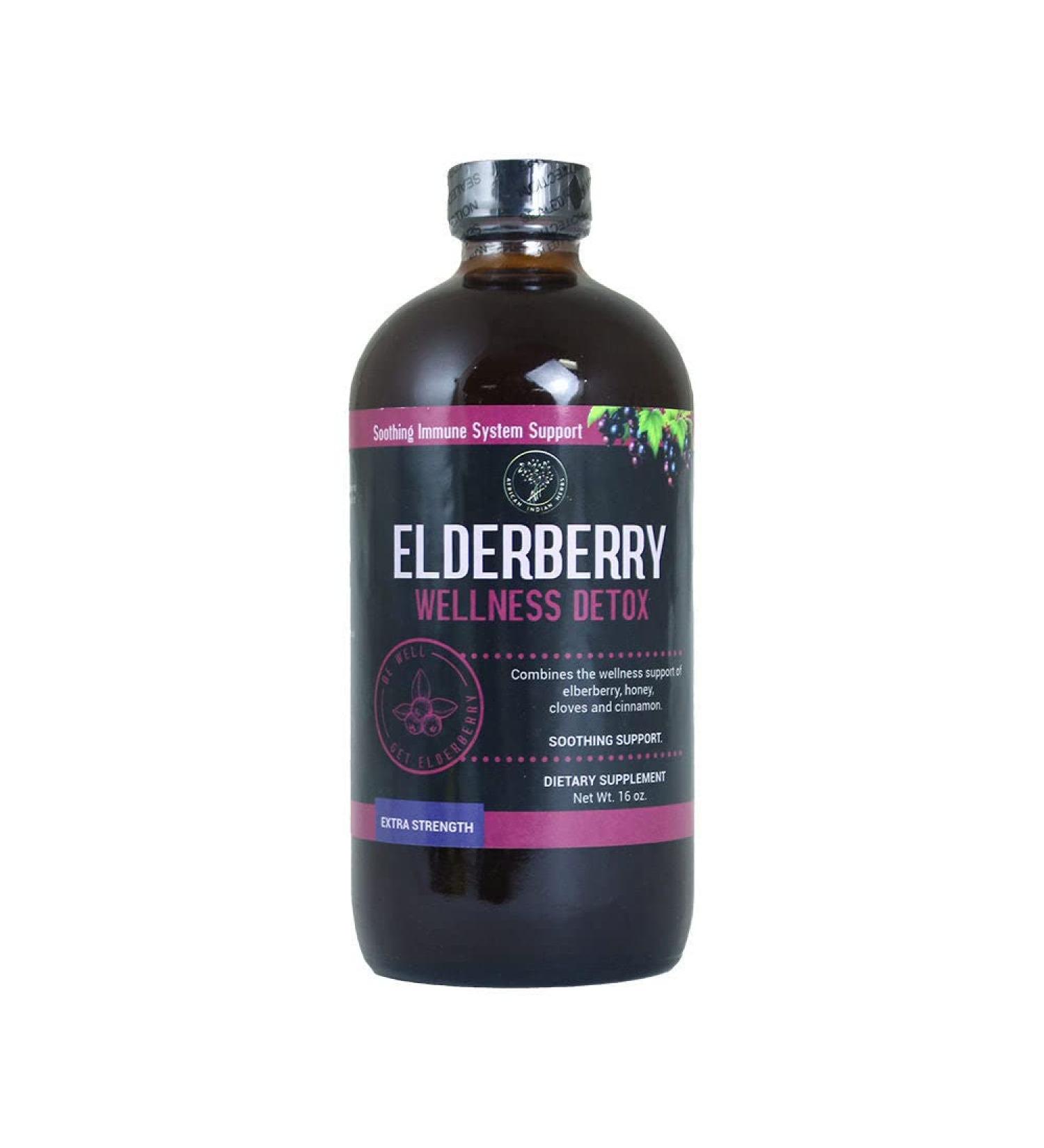Elderberry Wellness Detox - 16 oz / 473ml - Buy Online on GoSupps.com