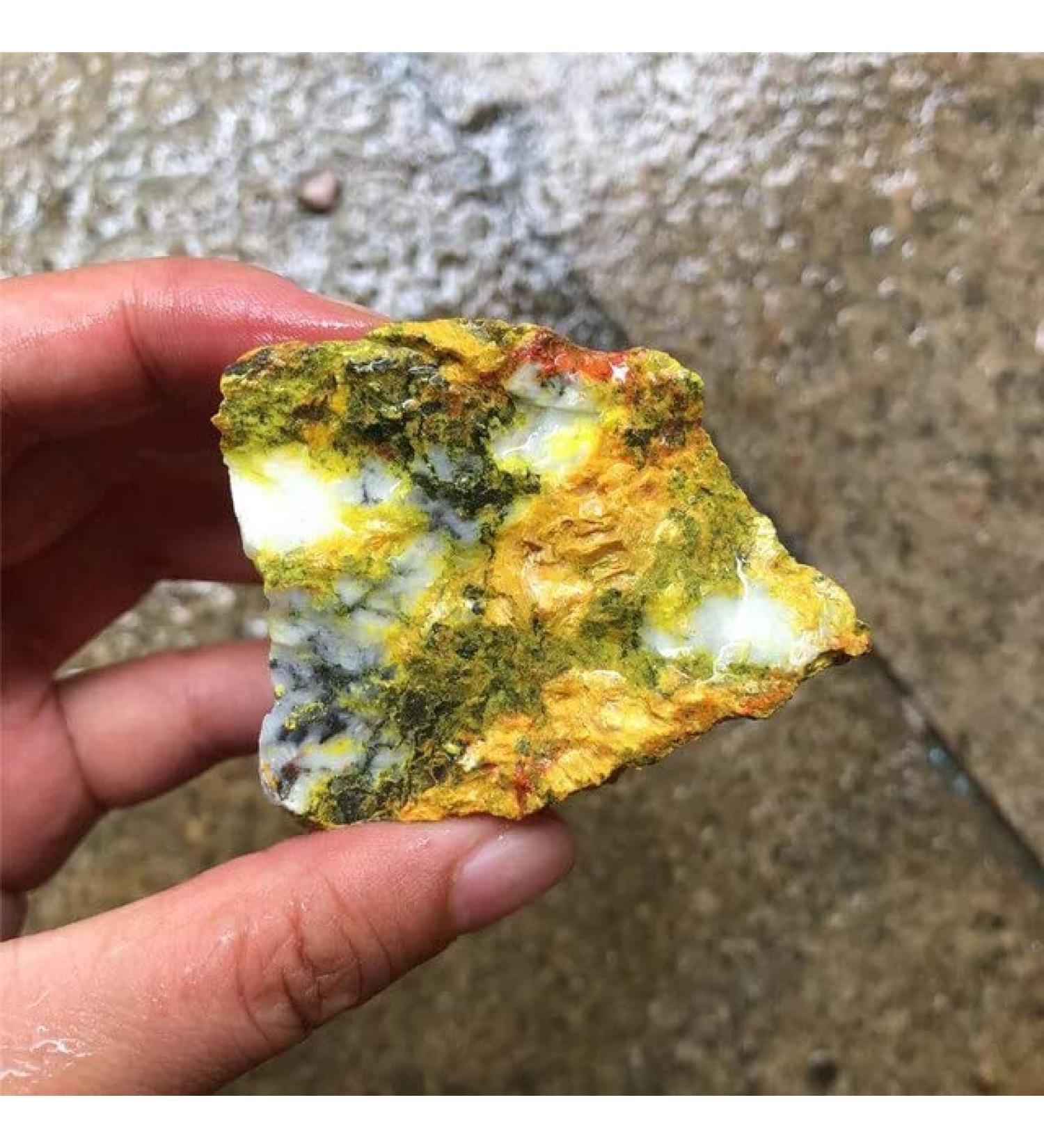 1pc Natural Orange Rough Realgar Raw Stone Quartz Crystal Specimen Home Decoration Ornaments 4-6cm - (Color: 4-6cm Size: 1pcs) - Buy Online on GoSupps.com