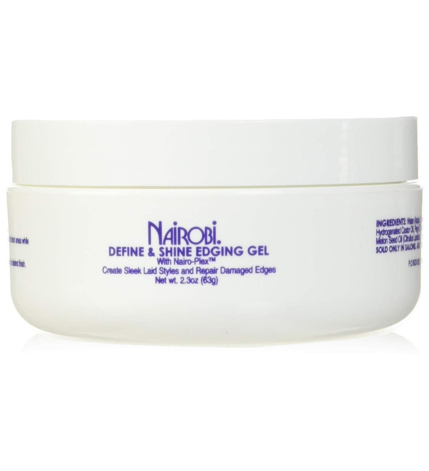 Nairobi Define & Shine Edging Gel 2.3oz | Best International Shipping for Hair Care Products - Buy Online on GoSupps.com