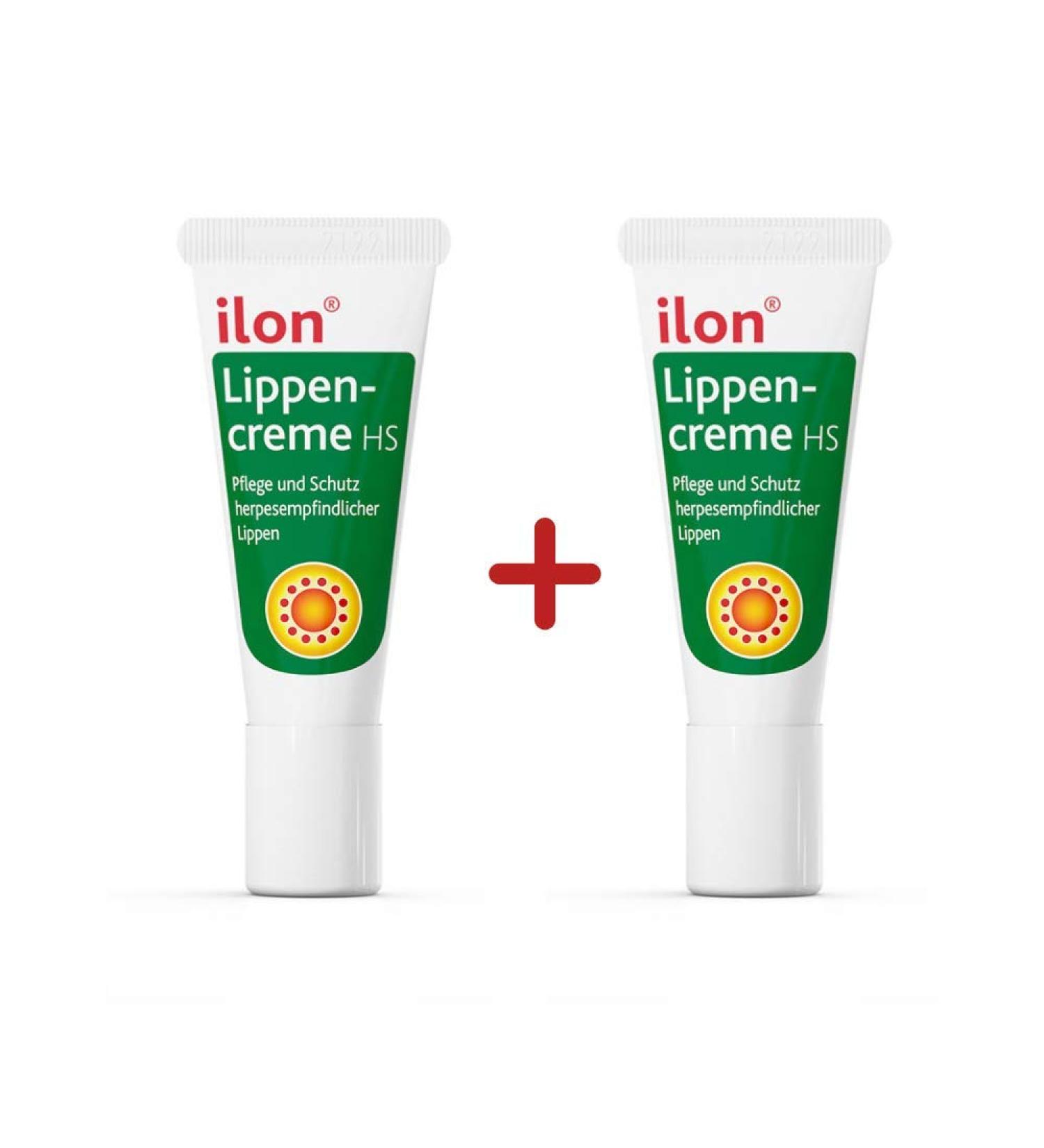 Buy Ilon Lip Cream HS Savings Set - 2x3ml | Antiviral Protection for Lip Herpes | Daily Care with Microalgae Spiralin  - Buy Online on GoSupps.com