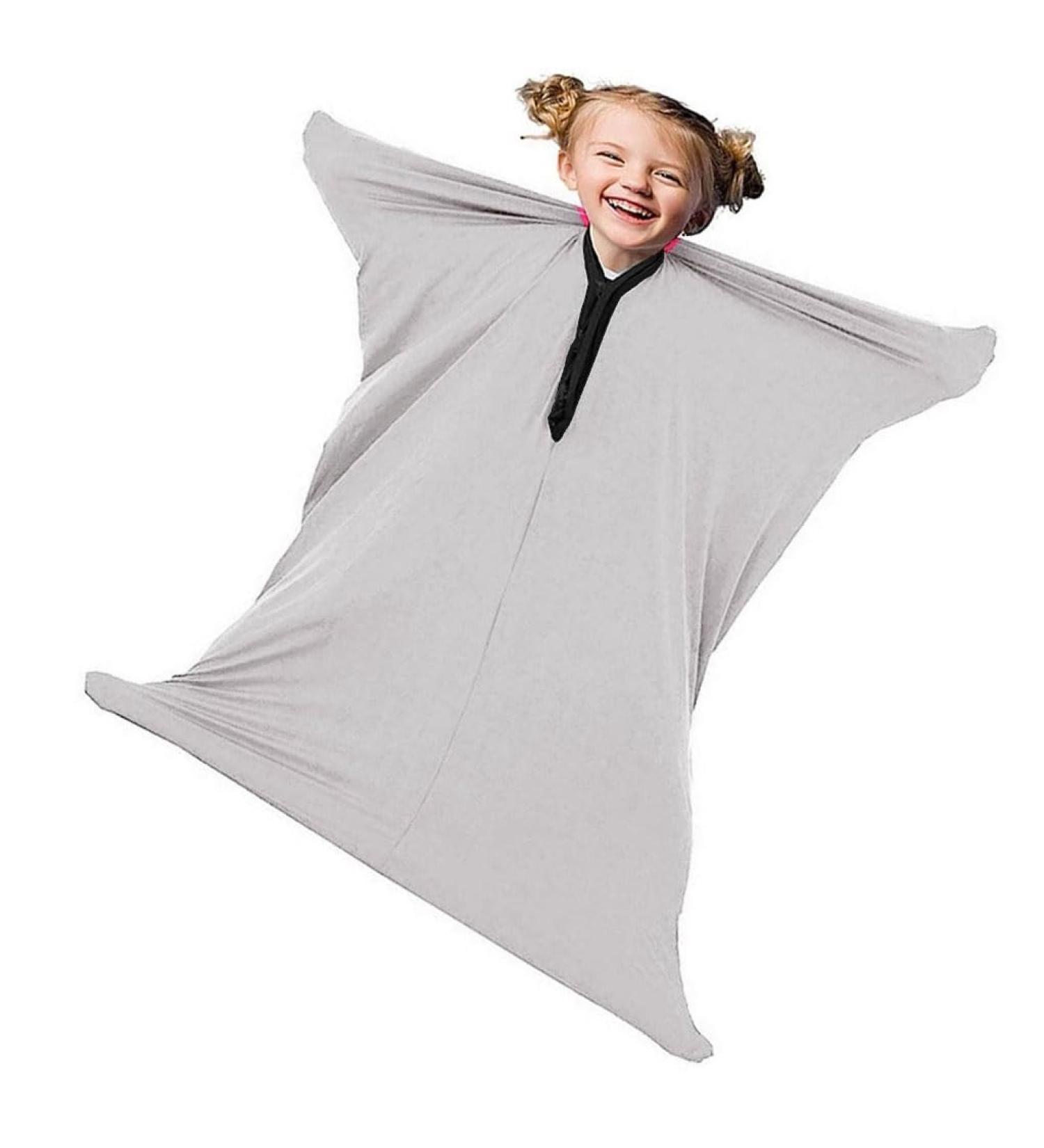 Sensory Body Sock Premium Updated Version for Ages 3-18 | Durable Seams, Stretchy Fabric | Ideal for Autism & Sensory Processing Disorders | Gray, Size S/Small- 69*102cm - Buy Online on GoSupps.com
