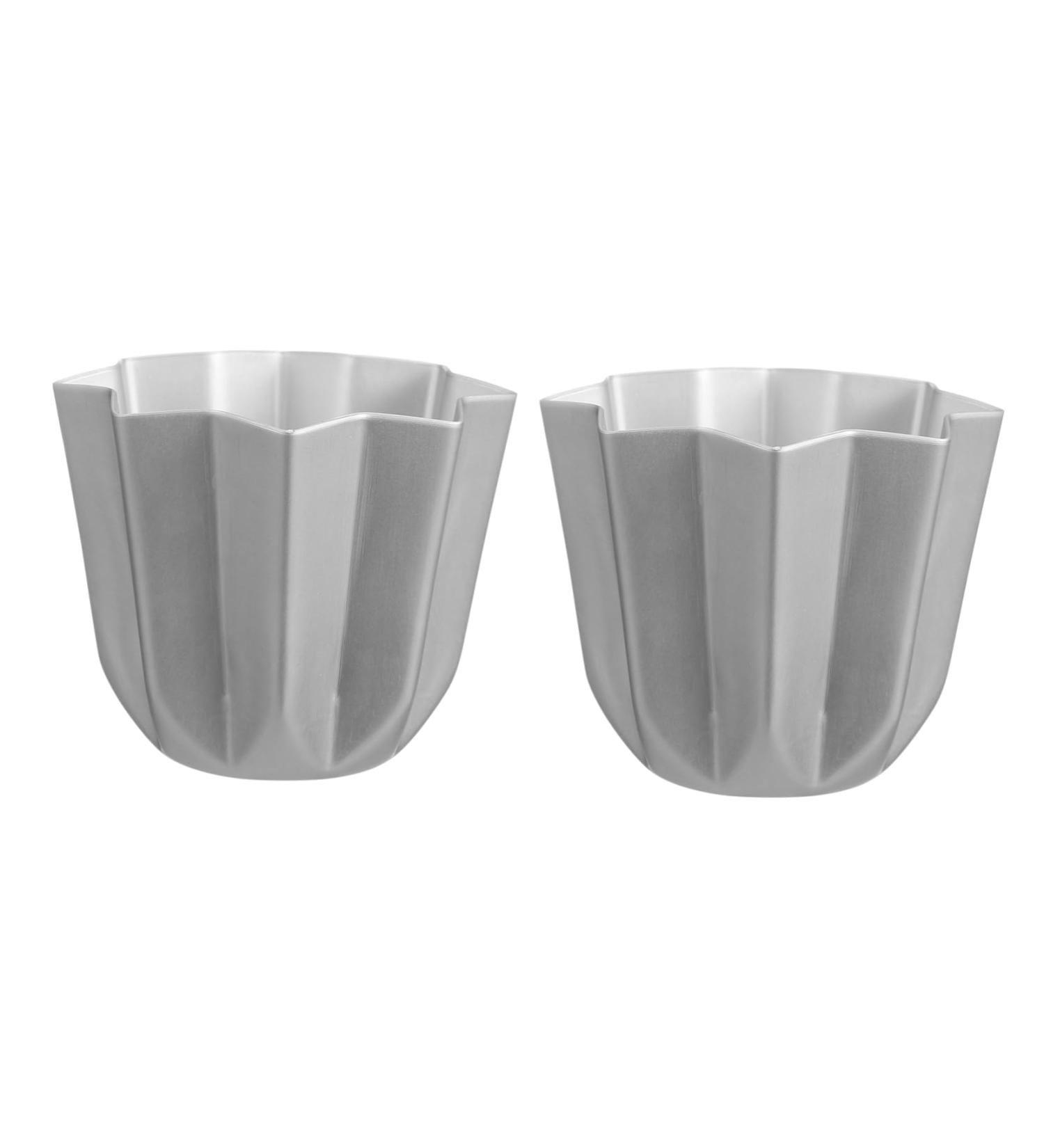 Alipis 2pcs Octagonal Cake Mold Roasting Pan Paper Cups Cupcake Mold Creative Baking Mold Muffin Candy 7.5x7.5x6.5cm Silver - Buy Online on GoSupps.com