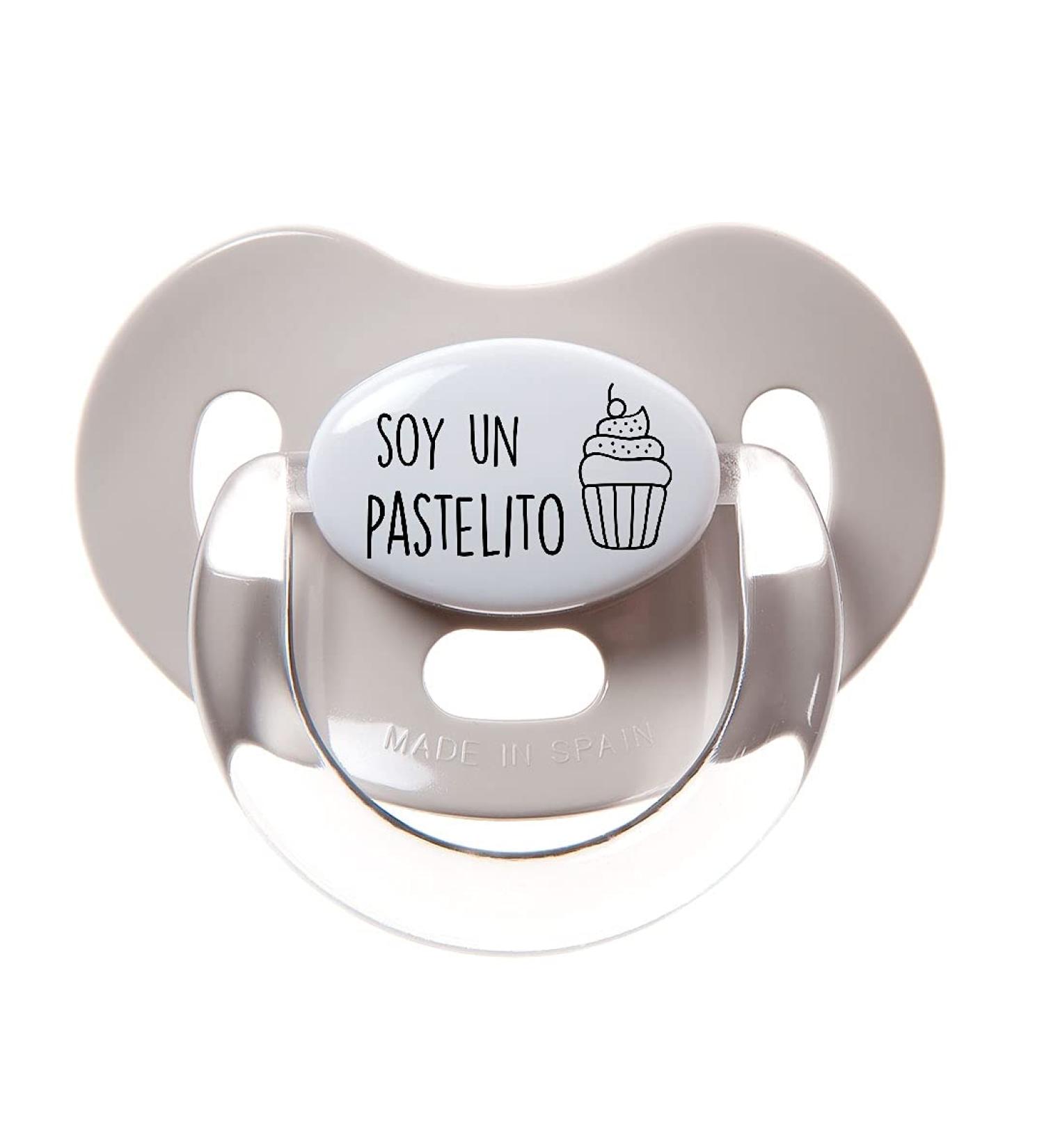 Schnuller beige I am a cupcake.