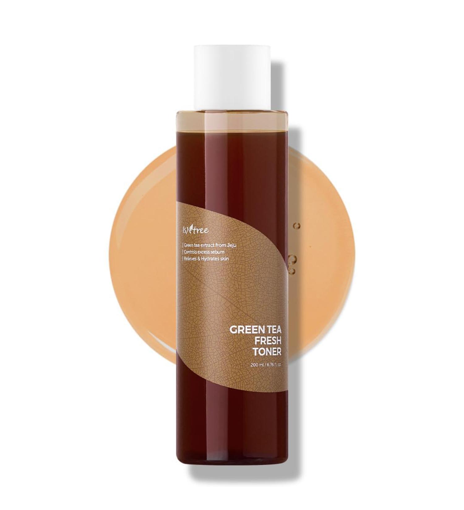 pexel Green Tea Fresh Facial Toner Oil 200Ml Deep Moisturizing Sebum Control Nourishing Revitalizing Hypoallergenic Pack of 1 - Buy Online on GoSupps.com