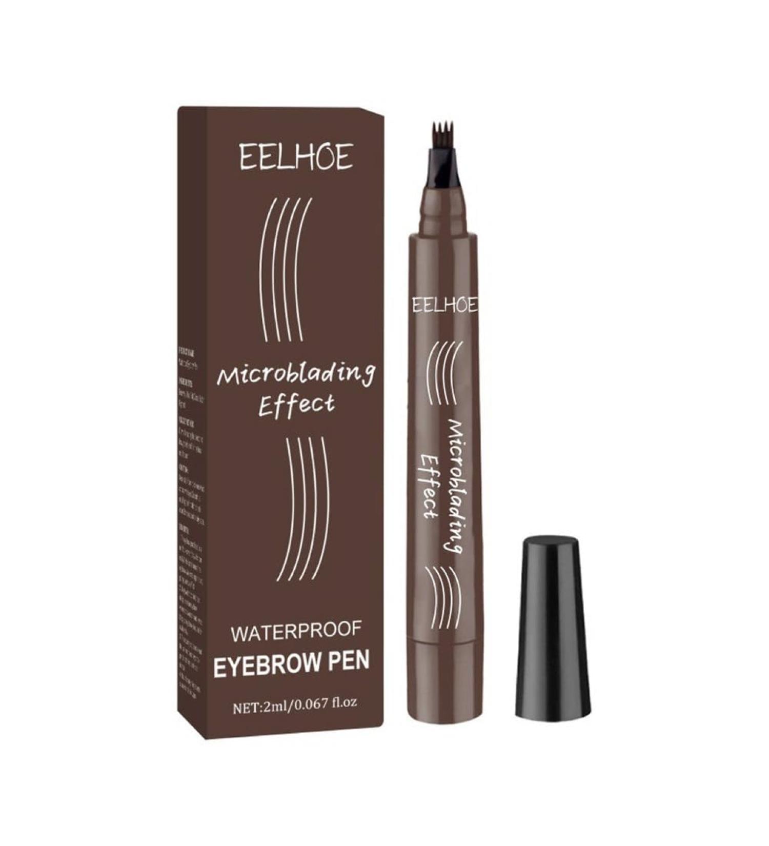 2024 Upgraded Natural Brows Eyebrow Pen Waterproof Natural Brows Eyebrow Pen Eyebrow Pen Waterproof Eyebrow Pencil Dark Brown Upgraded Waterproof Microblading Eyebrow Pen(Dark brown) - Buy Online on GoSupps.com