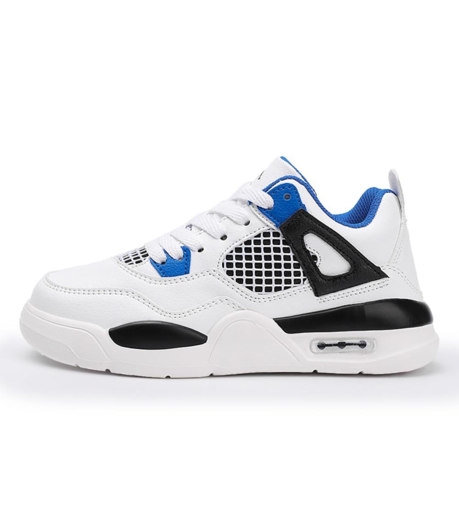 Adoff Basketball Shoes for Kids | Universal Casual Sports Shoes for Boys & Girls | Size 36 EU | Blue & White - Buy Online on GoSupps.com