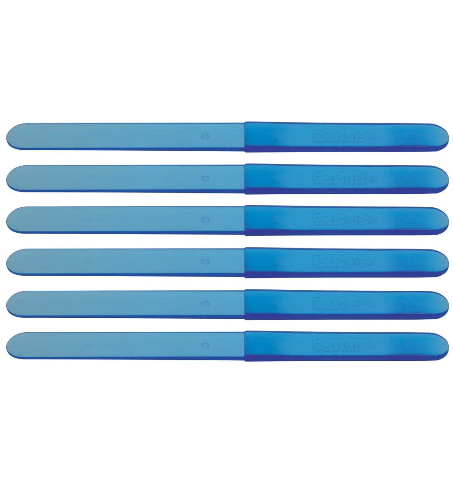 ForPro O-Files Blue Double-Sided Manicure Nail File Handles, 6-Count - Buy Online on GoSupps.com