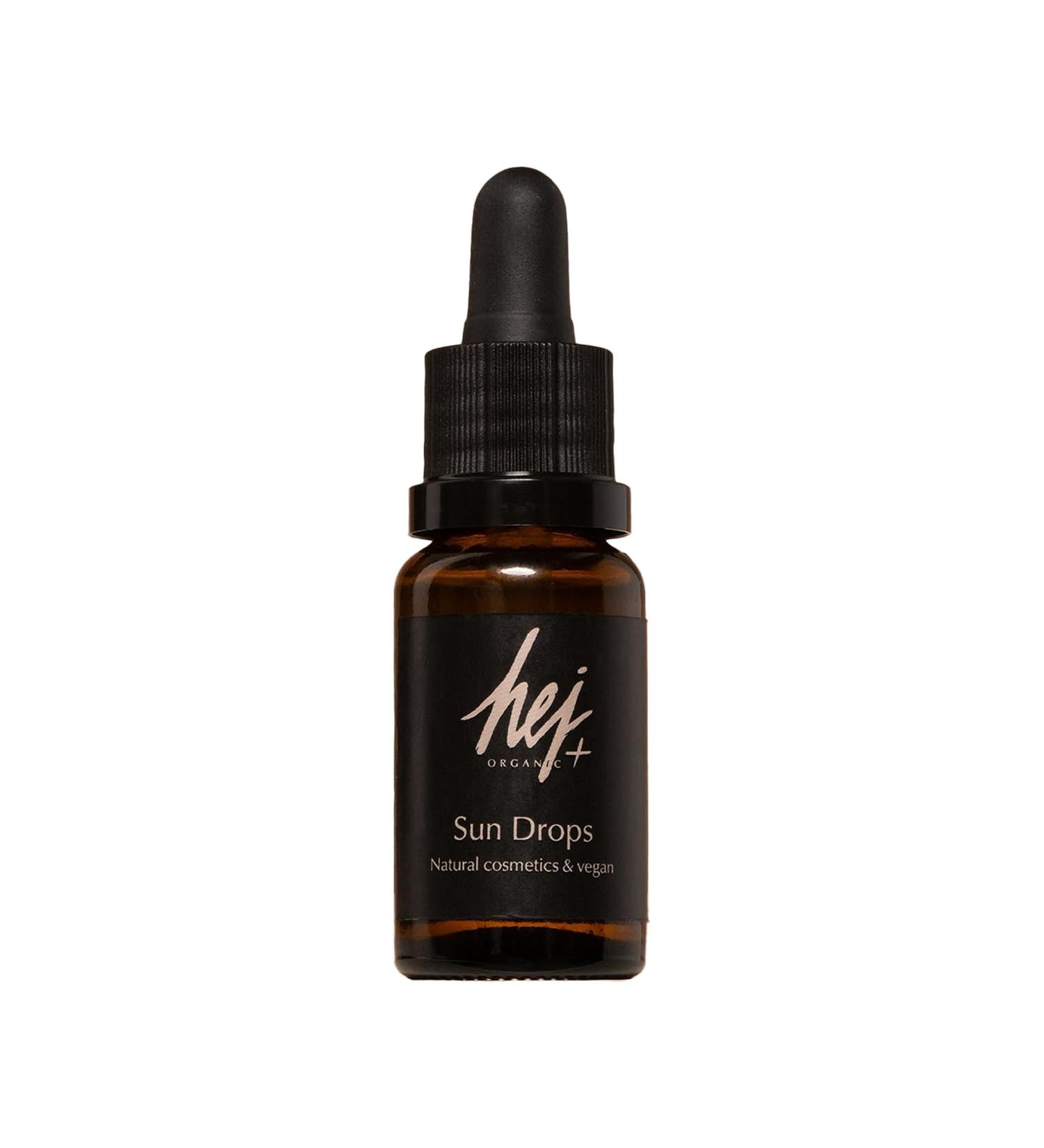 Sun Drops (15 ml) - Gentle Self-Tanner with DHA & Aloe Vera Vegan Formula for Adaptable Tanning | Hej Organic - Buy Online on GoSupps.com
